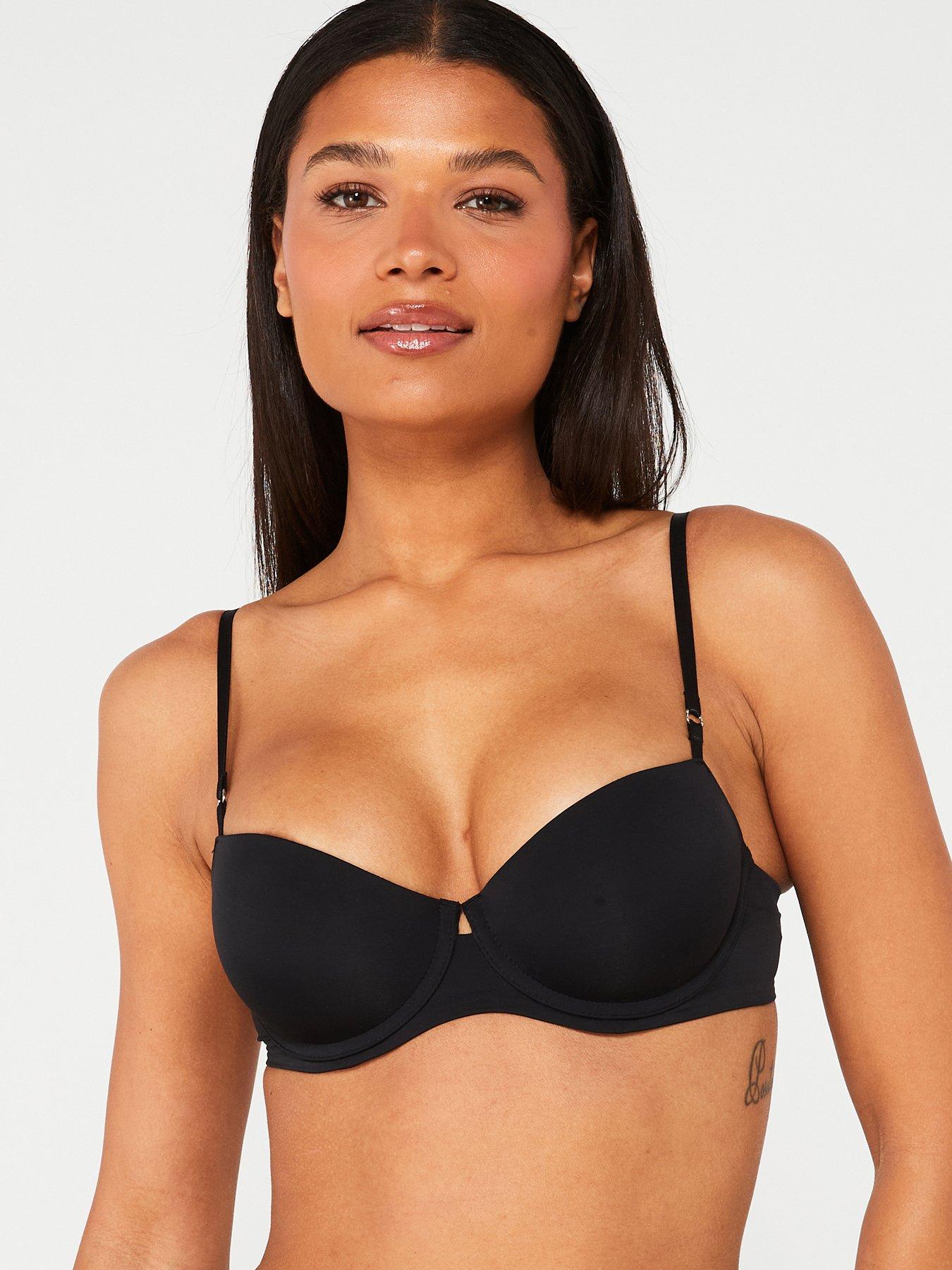 undefined Lift Balconette Bra - Black