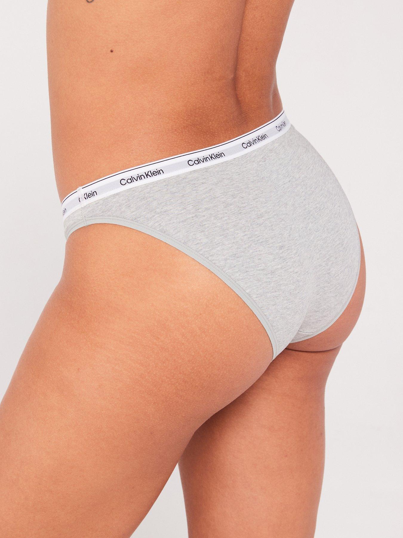 Image 3 of 5 of Calvin Klein 3 Pack Icon Logo Bikini Briefs - Multi
