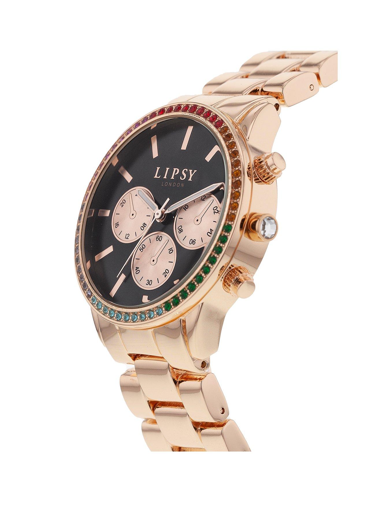 Rose gold lipsy watch sale