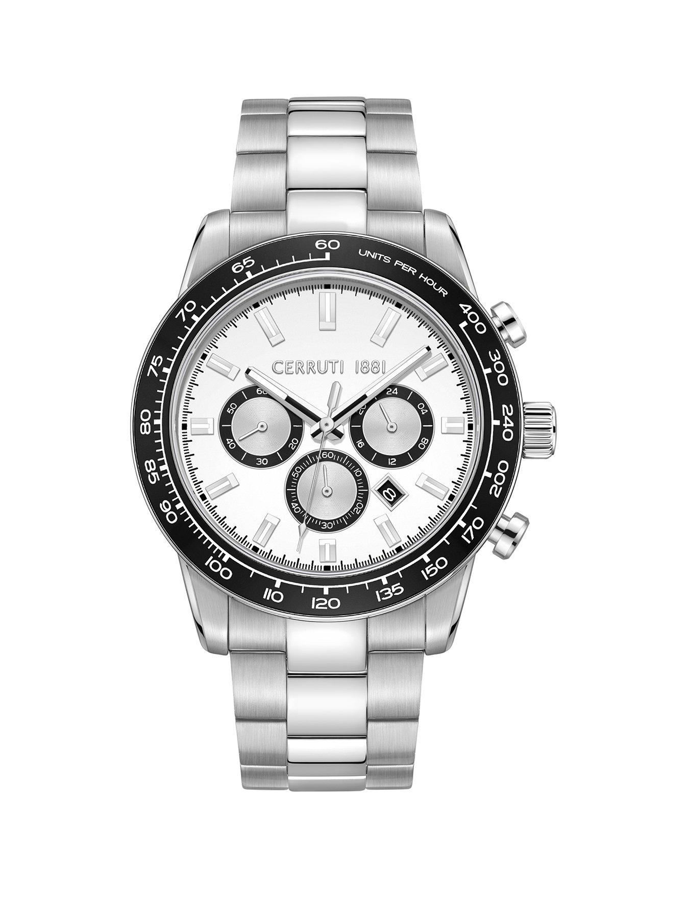 TURCHINO watch with White dial and Silver Stainless Steel Bracelet