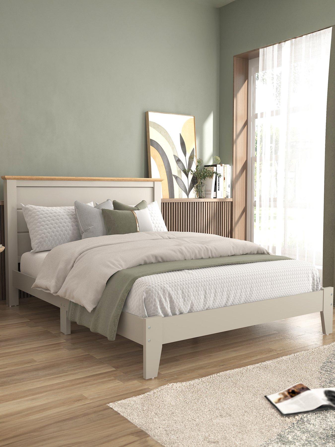 undefined Atlanta Bed Frame with Mattress Options (Buy  &  SAVE!) - Grey
