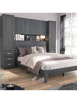 Product photograph of Very Home Camberley Overbed Wardrobe from very.co.uk