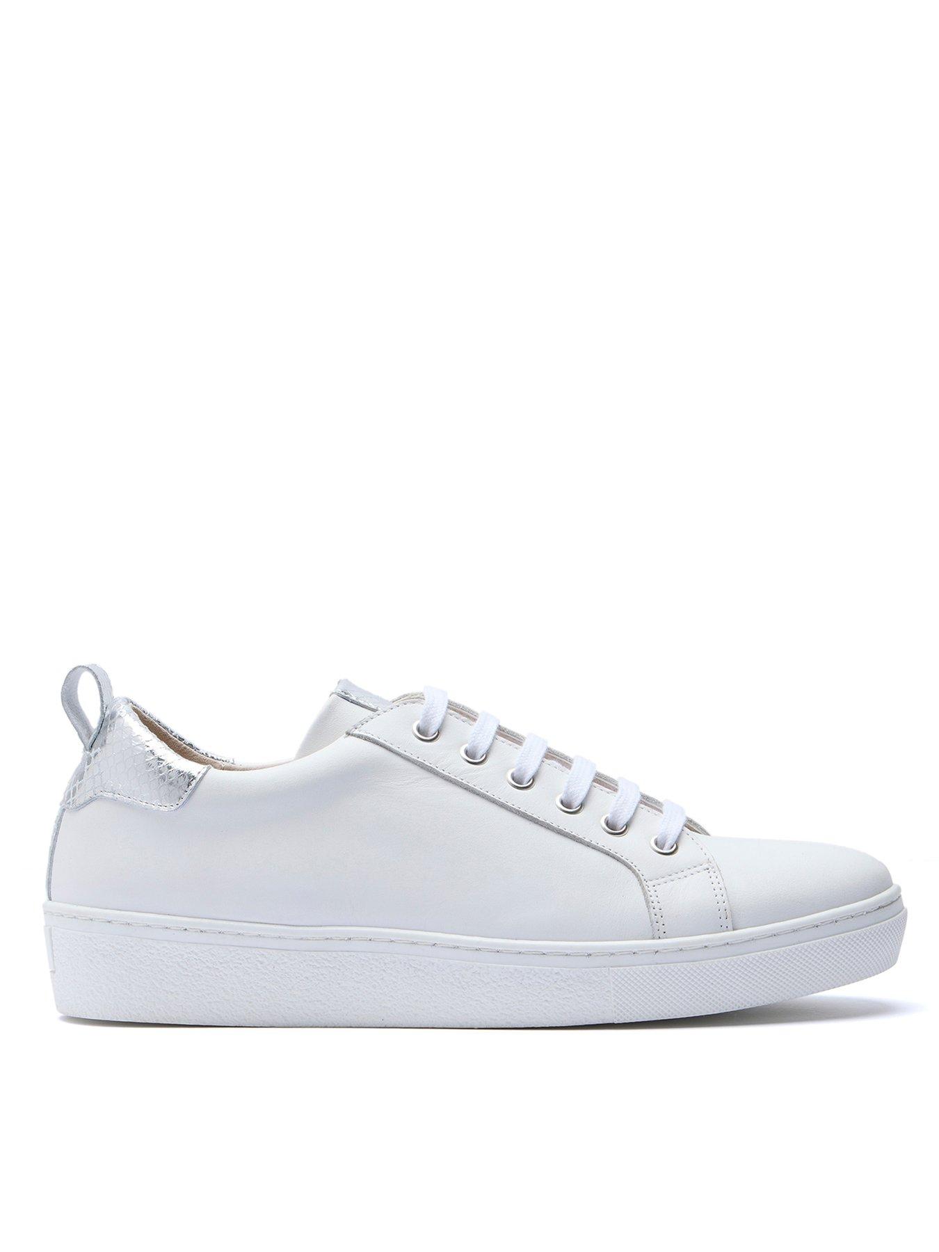 Mint Velvet Allie White Blocked Trainers very