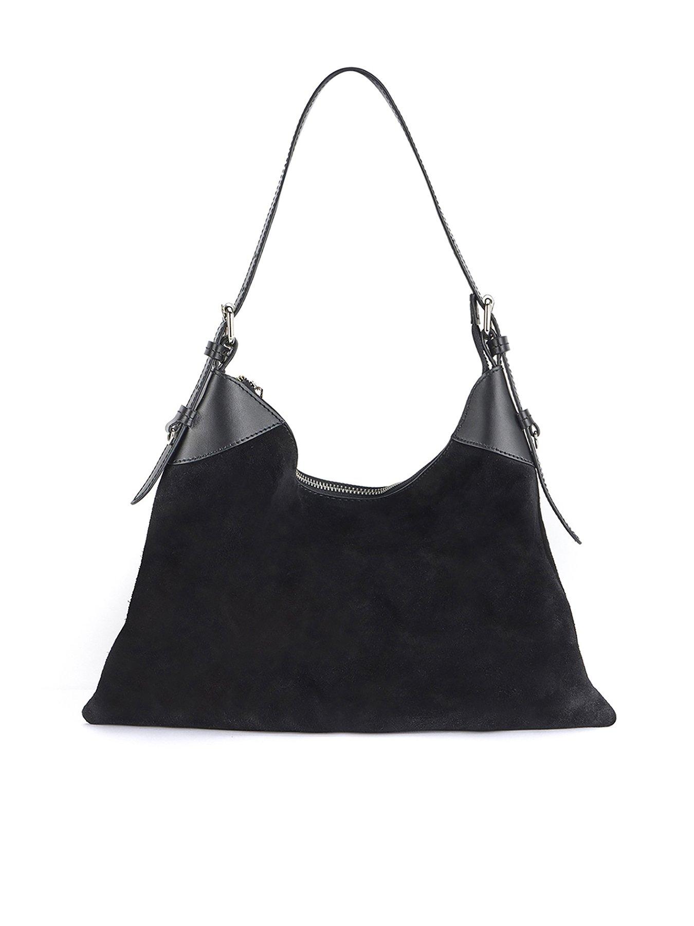 Black suede bag discount uk