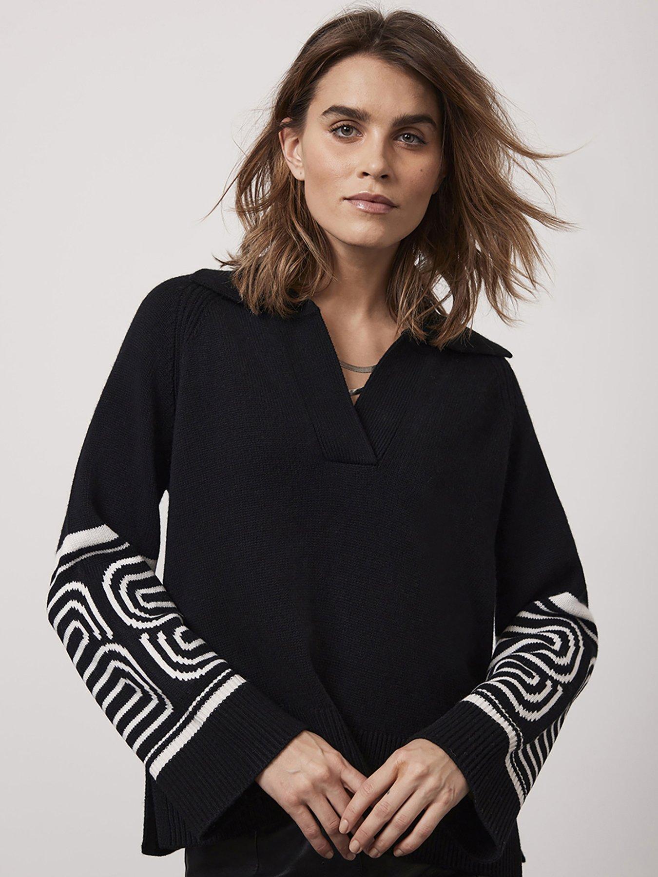 Mint velvet black jumper hotsell