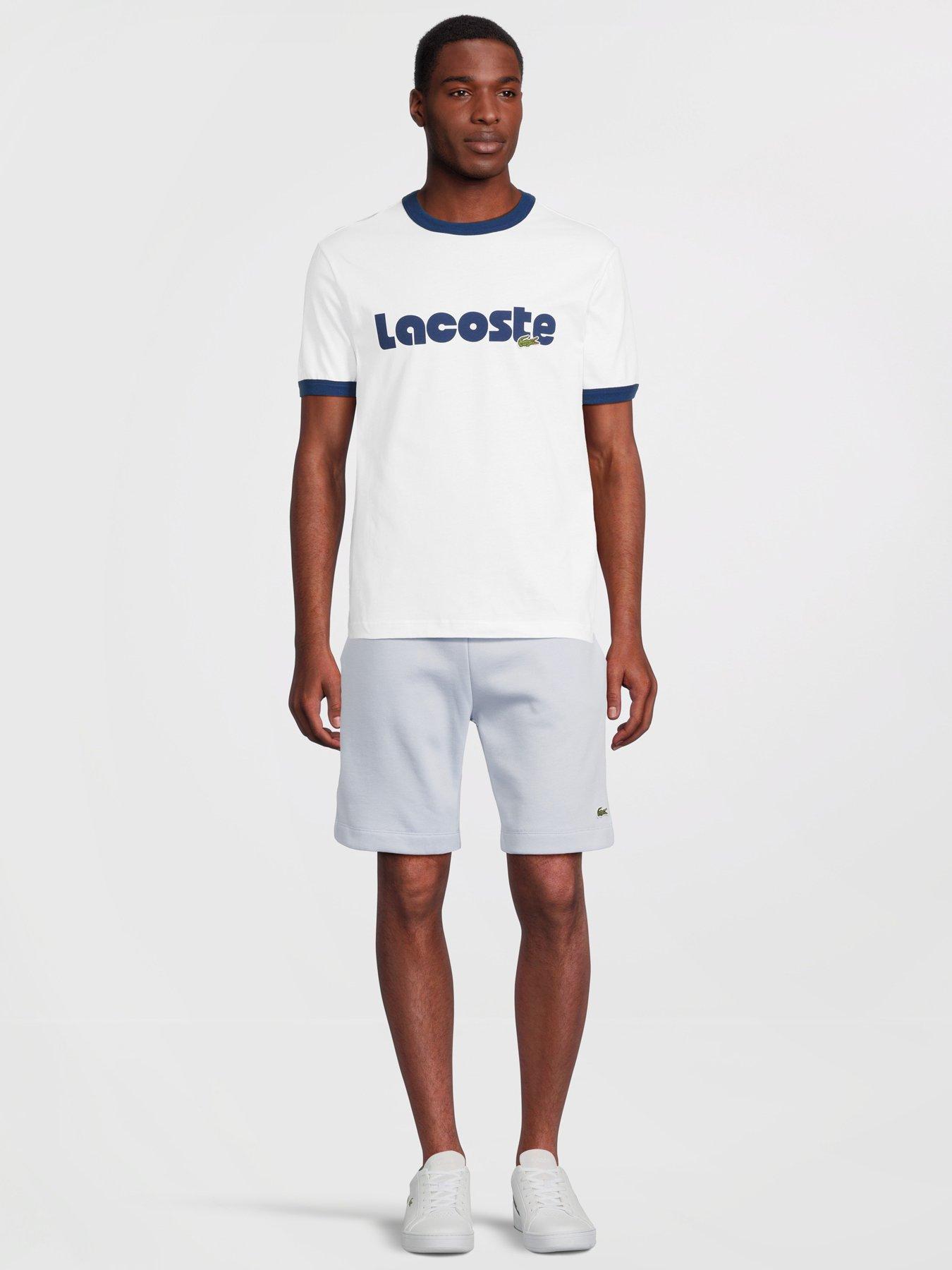 Lacoste Fleece Jersey Shorts - Light Blue | Very.co.uk