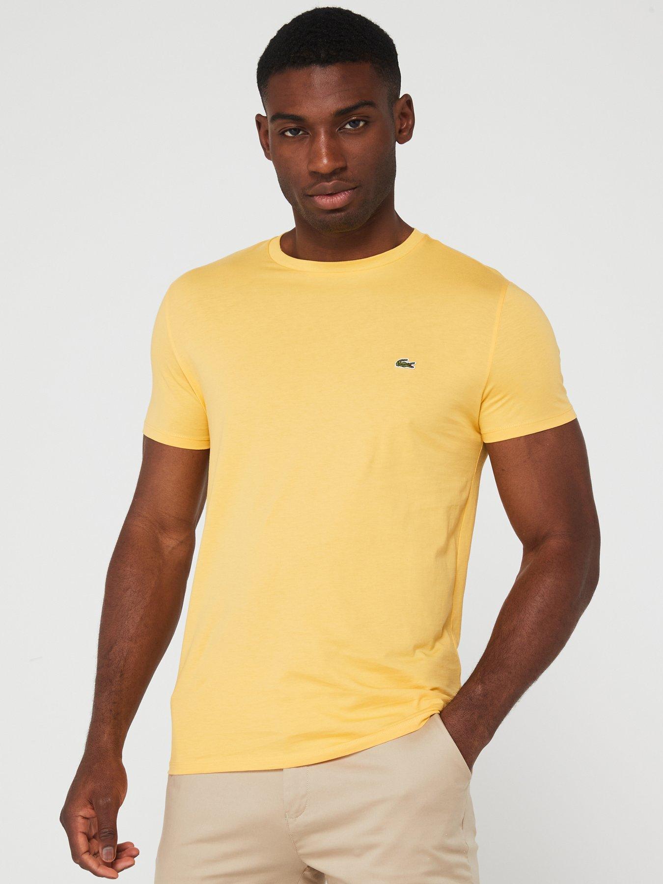 Lacoste Jersey Pima T Shirt Yellow Very