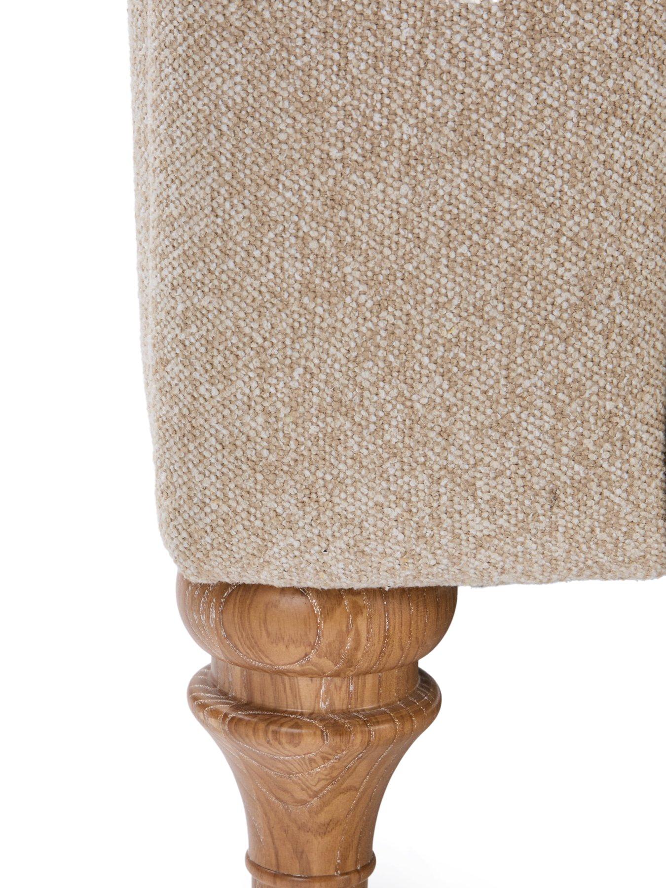 Very Home Nigella 2 Seater Fabric Sofa Natural Very.co.uk