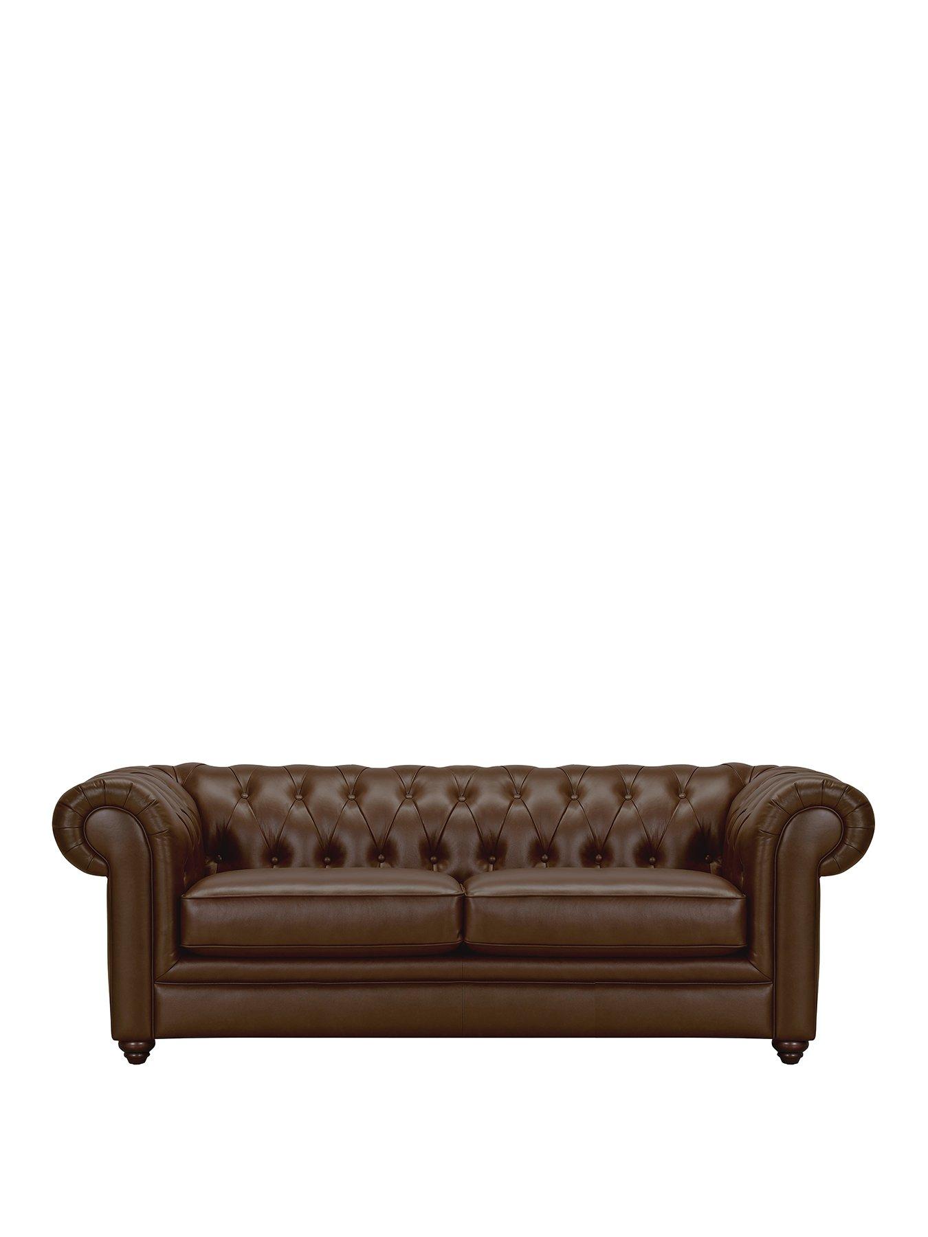 Image 2 of 7 of Very Home New Bakerfield 3 Seater Leather/Faux Leather Sofa