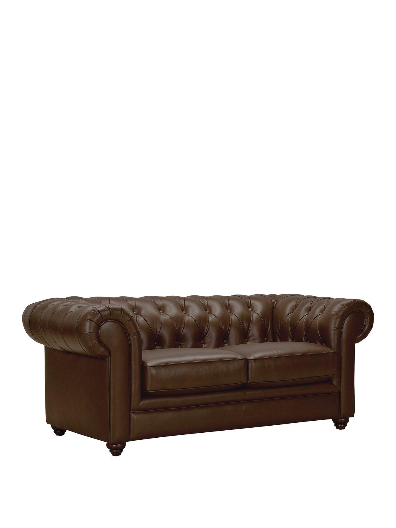 Image 3 of 7 of Very Home New Bakerfield 3 Seater Leather/Faux Leather Sofa