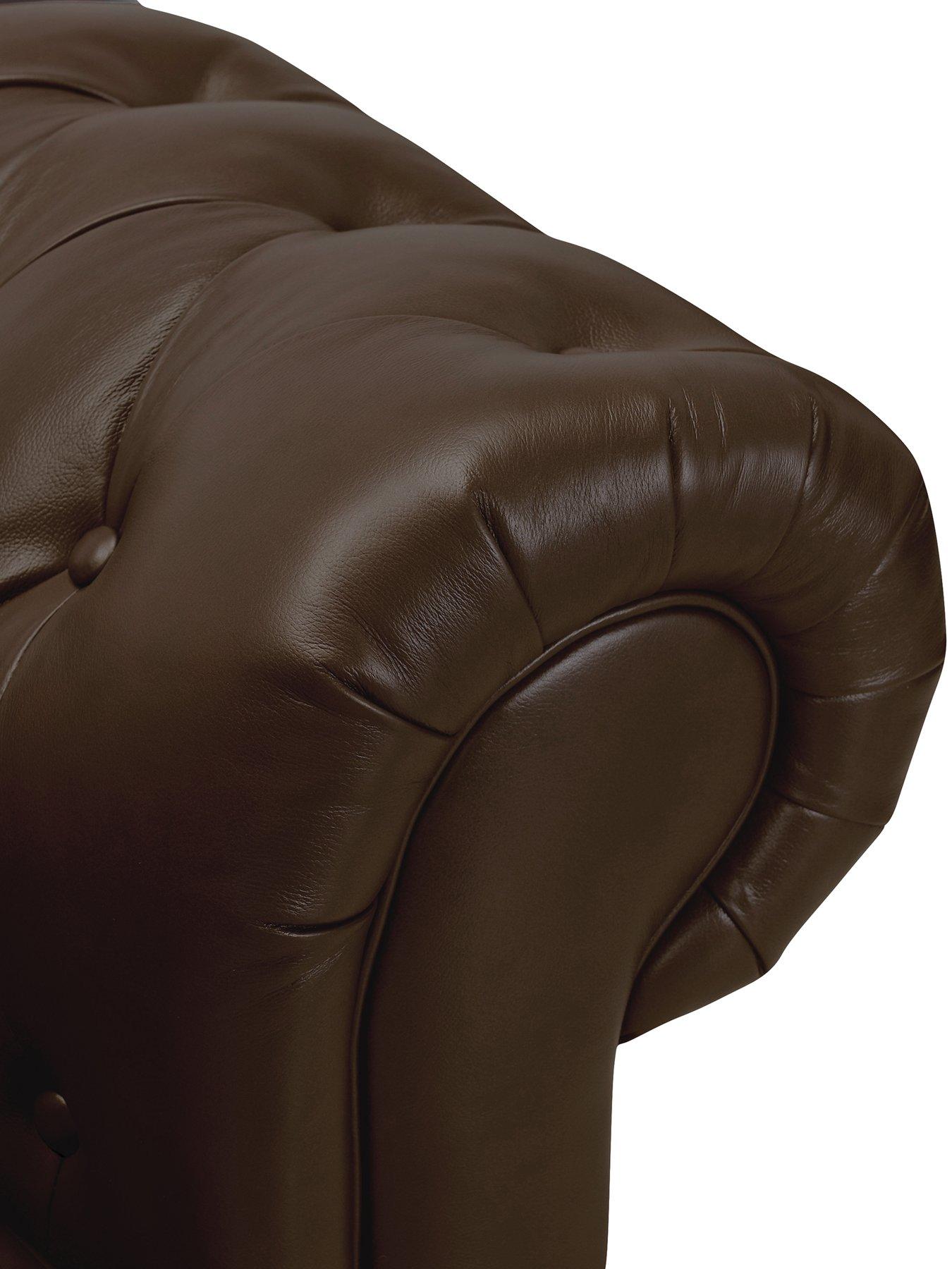 Image 4 of 7 of Very Home New Bakerfield 3 Seater Leather/Faux Leather Sofa
