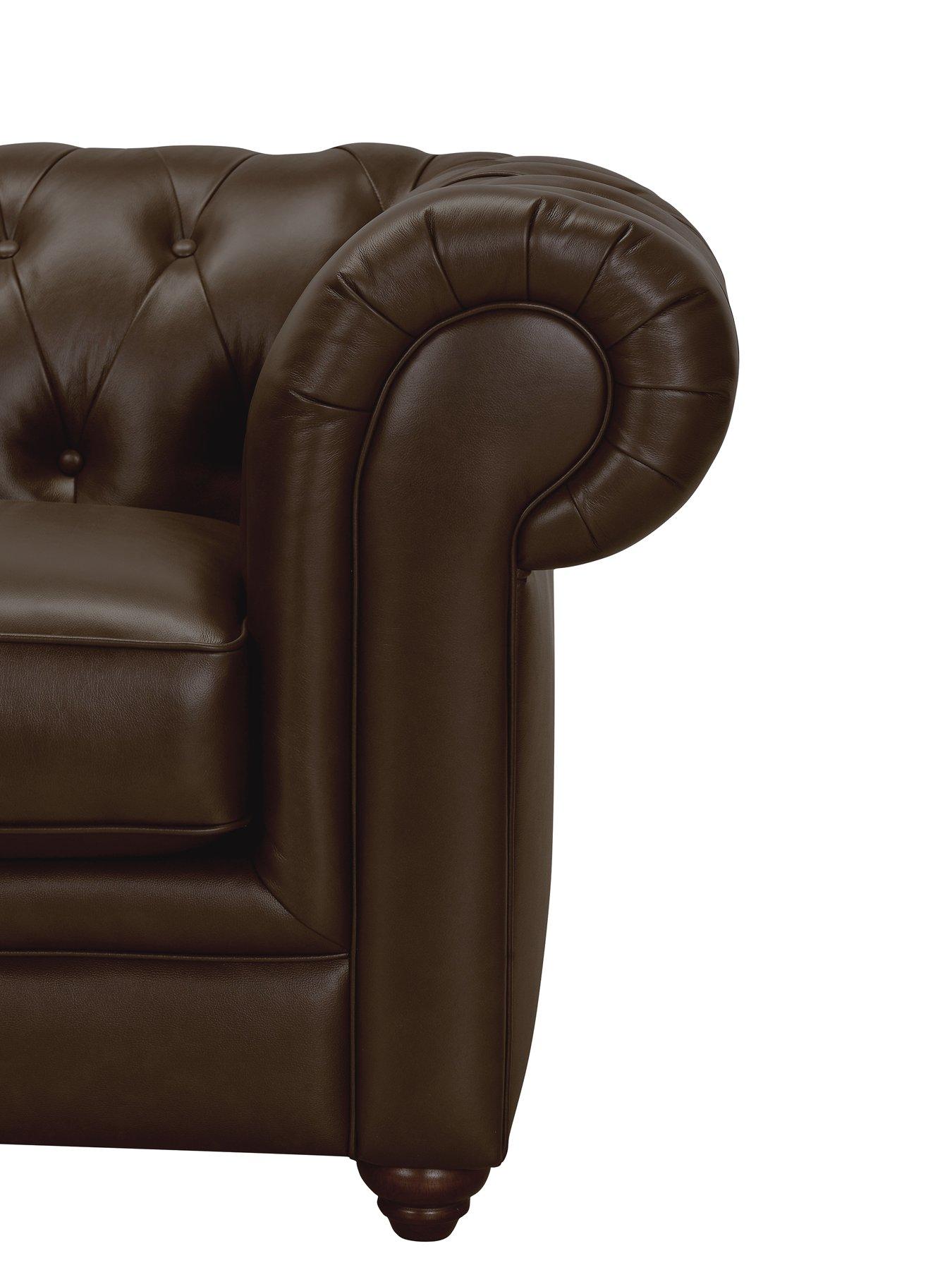 Image 5 of 7 of Very Home New Bakerfield 3 Seater Leather/Faux Leather Sofa