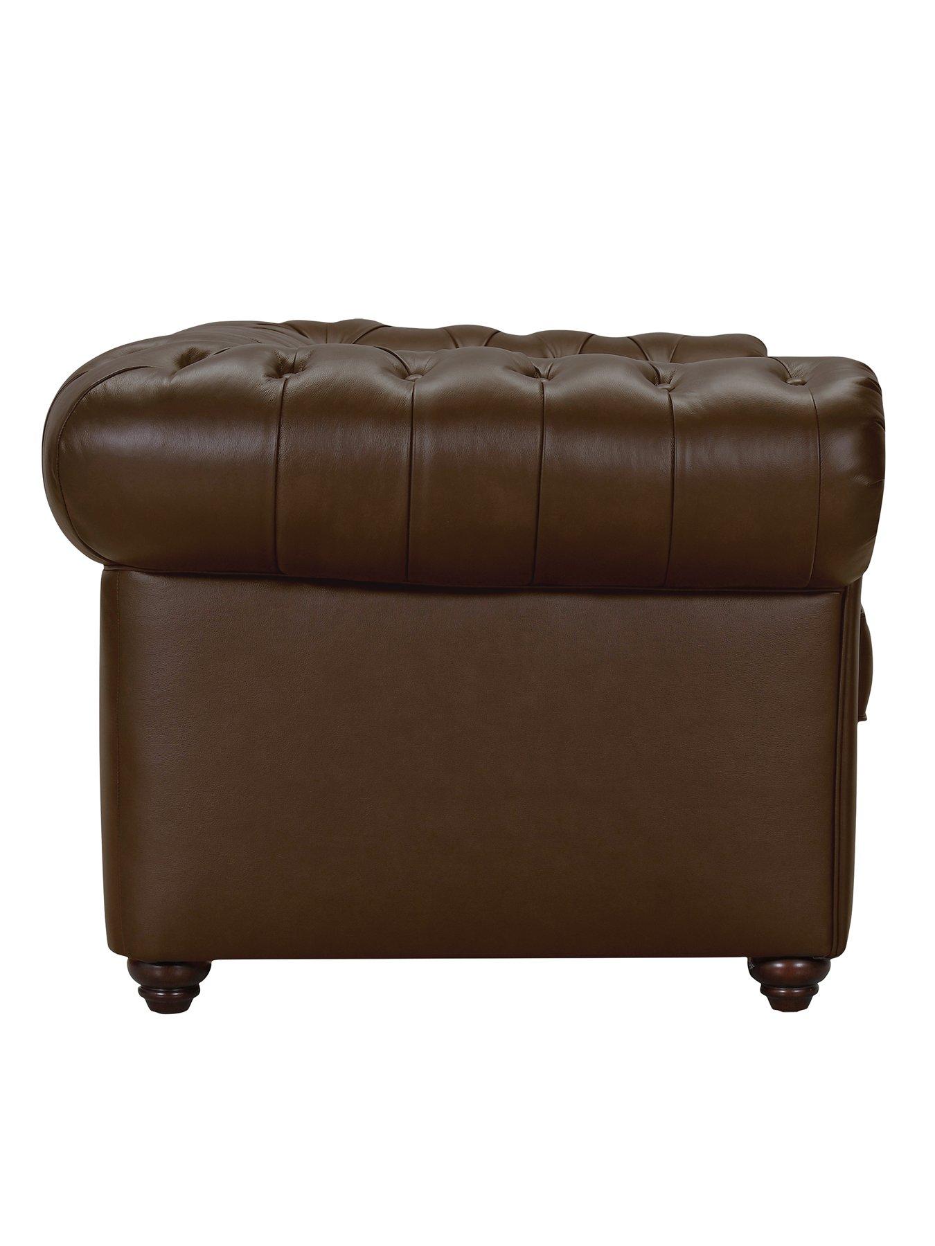 Image 6 of 7 of Very Home New Bakerfield 3 Seater Leather/Faux Leather Sofa