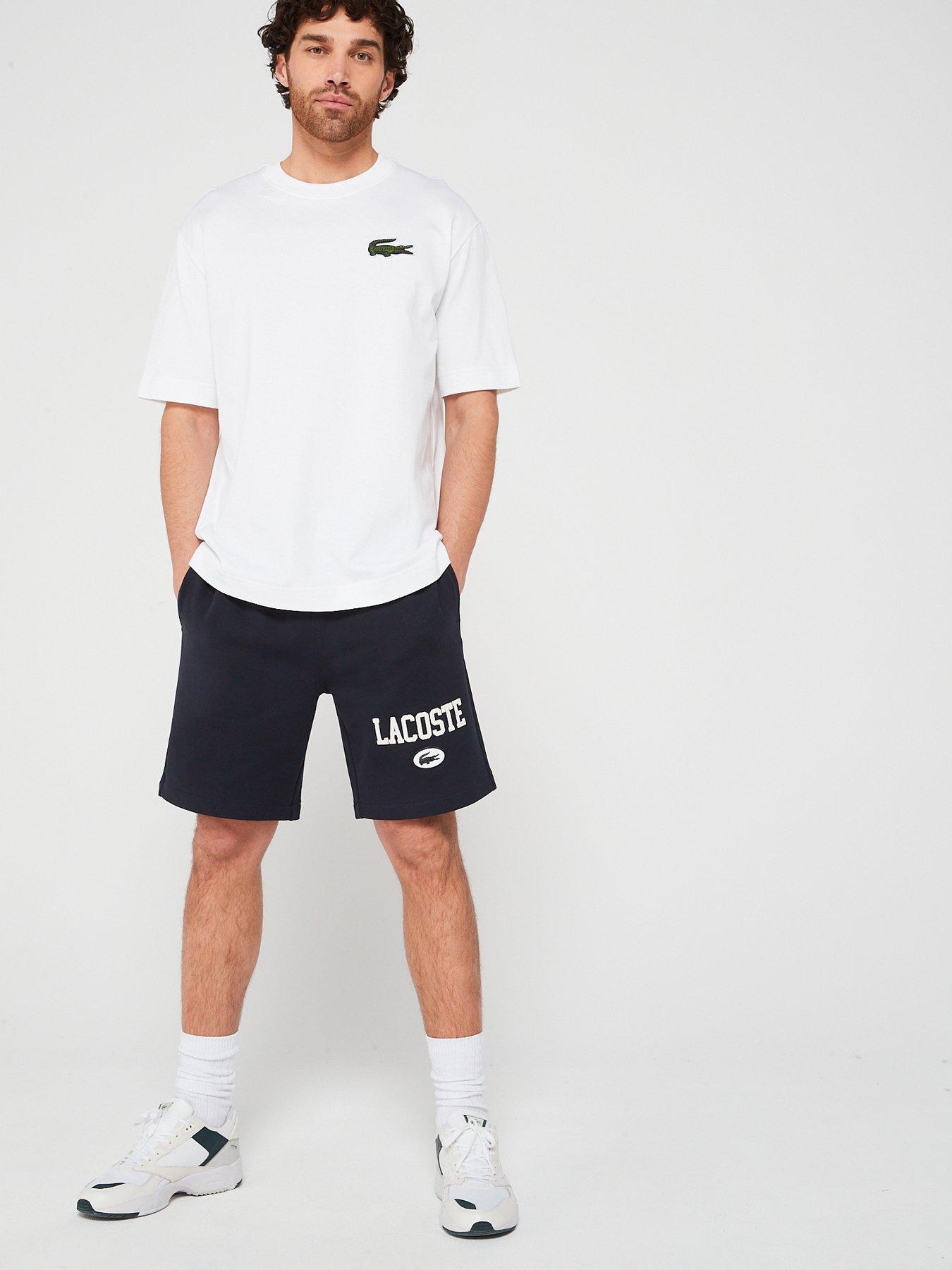 Lacoste Croc 80s Relaxed Logo T-Shirt - White | Very.co.uk