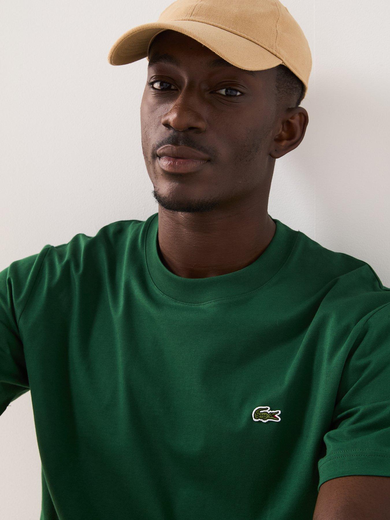 【送料&関税込】Lacoste Green T-shirt In Cotton Jersey Buy Lacoste Green Relaxed Fit Jersey Cotton T-Shirt from