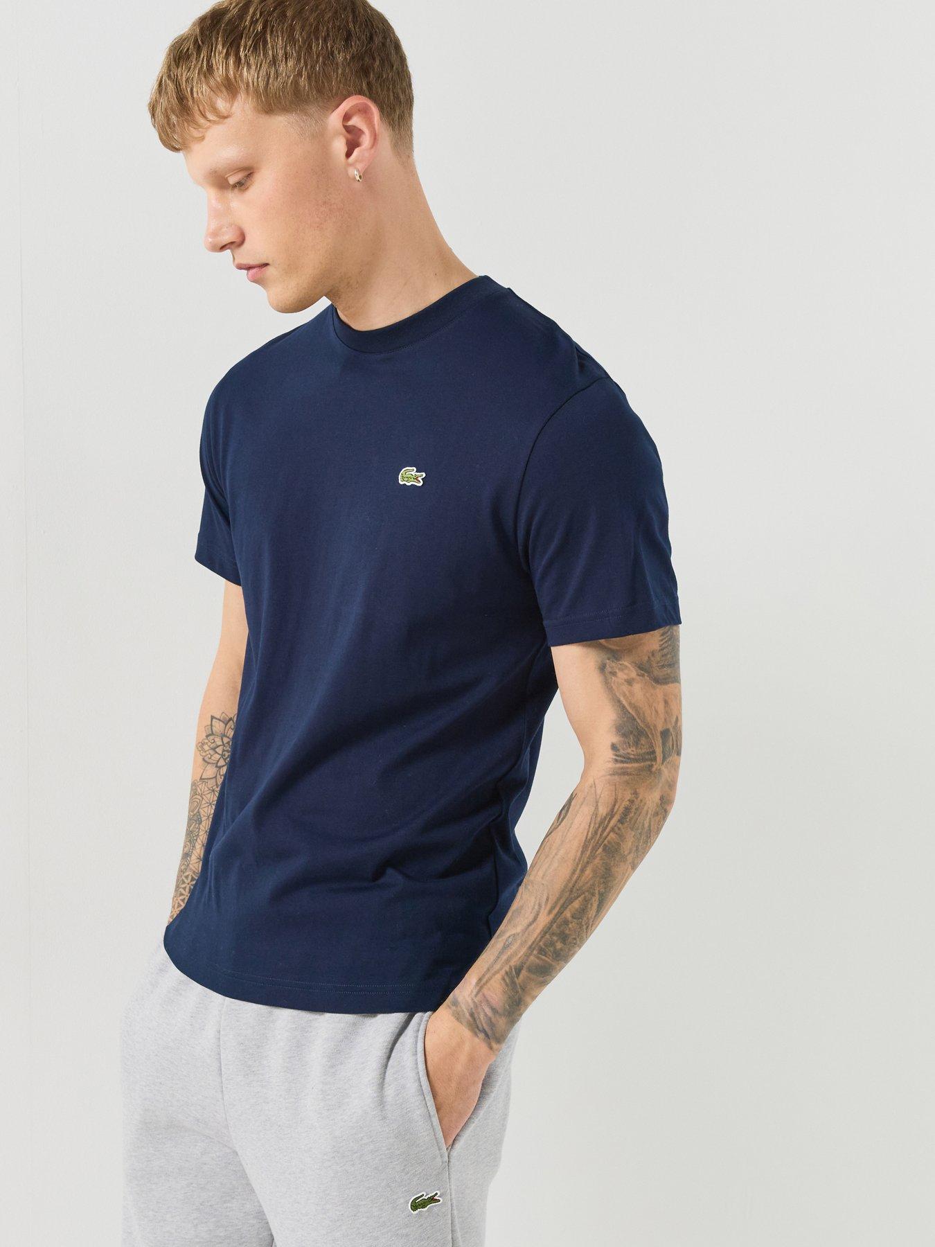 Lacoste Mid Weight Cotton Jersey T-Shirt - Navy