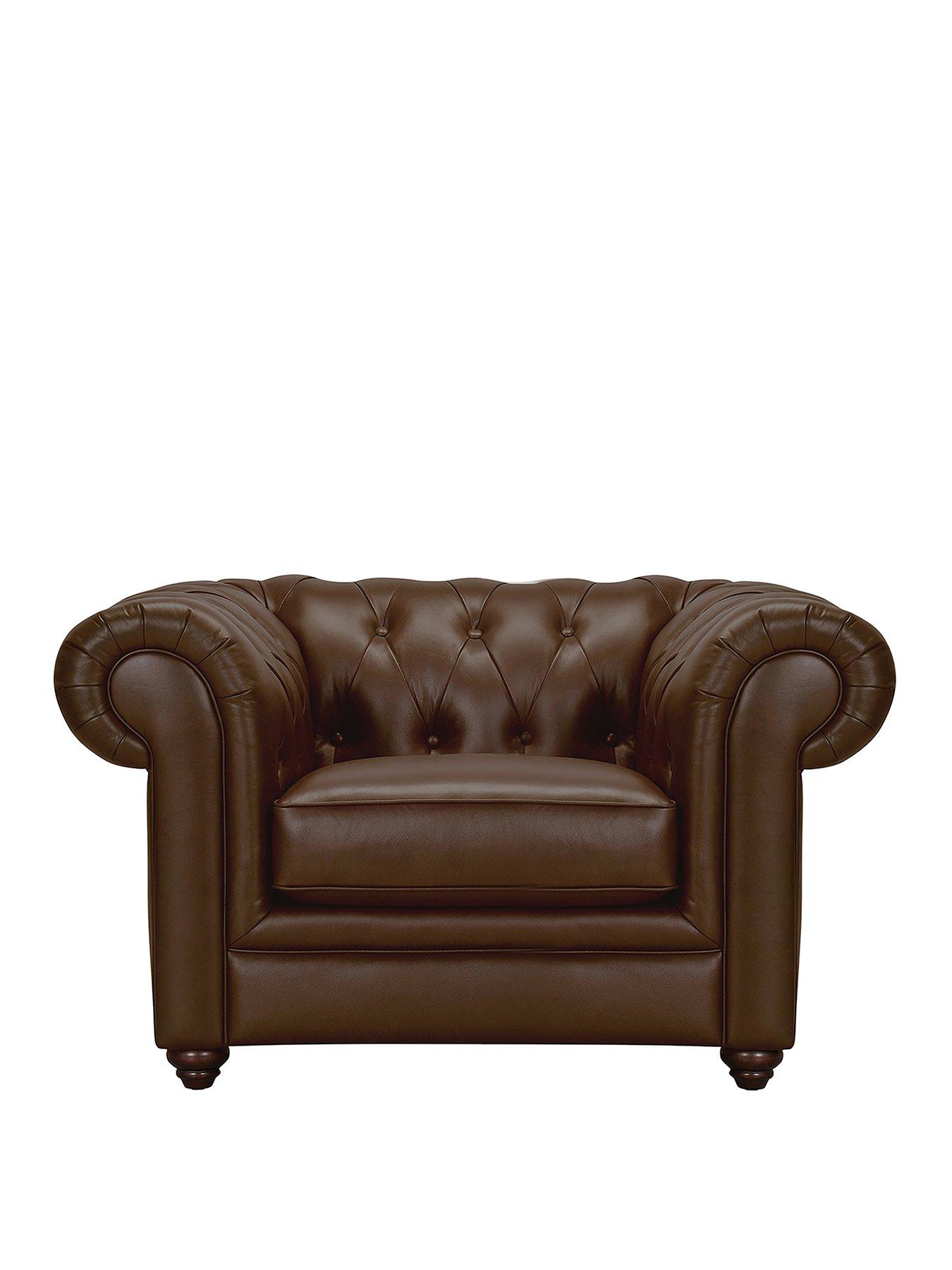 Image 2 of 7 of The Very Collection New Bakerfield Leather/Faux Leather Chair