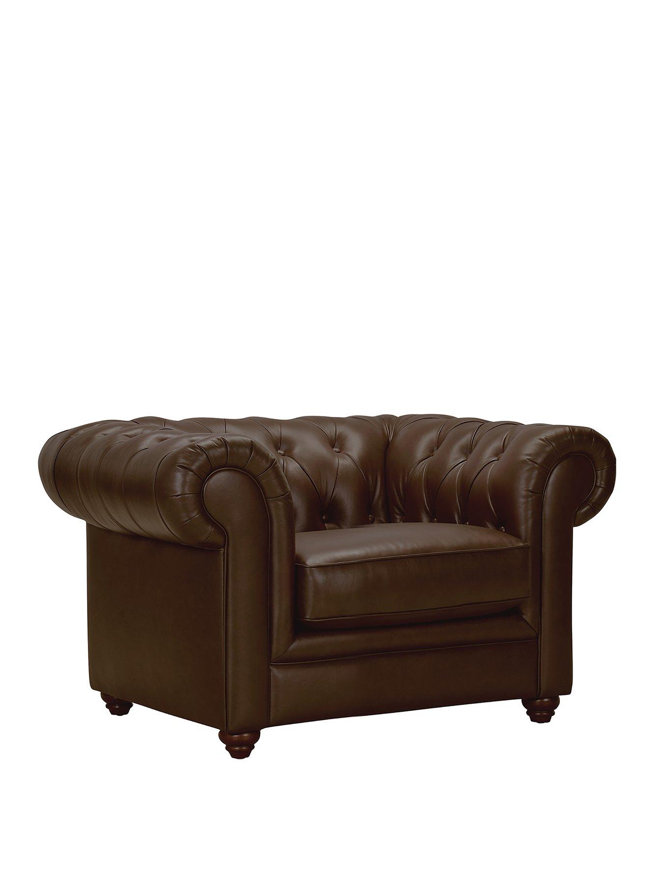 Image 3 of 7 of The Very Collection New Bakerfield Leather/Faux Leather Chair