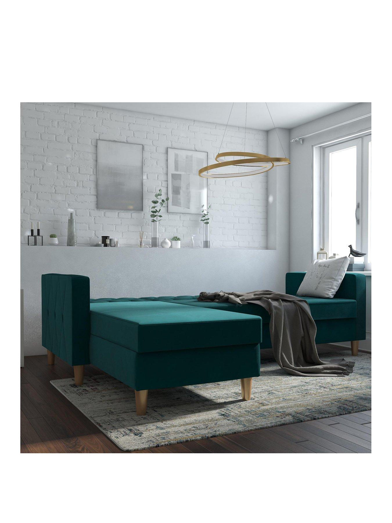 Image 3 of 7 of Dorel Home Cl&nbsp;Liberty Corner Sectional Futon