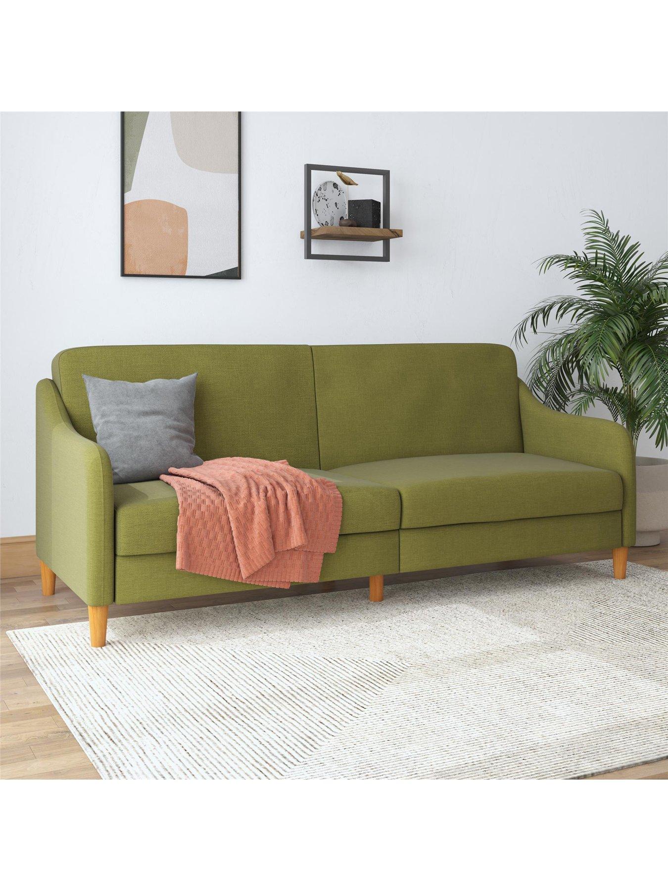 Dorel Home Jasper Coil Fabric Sofa Bed