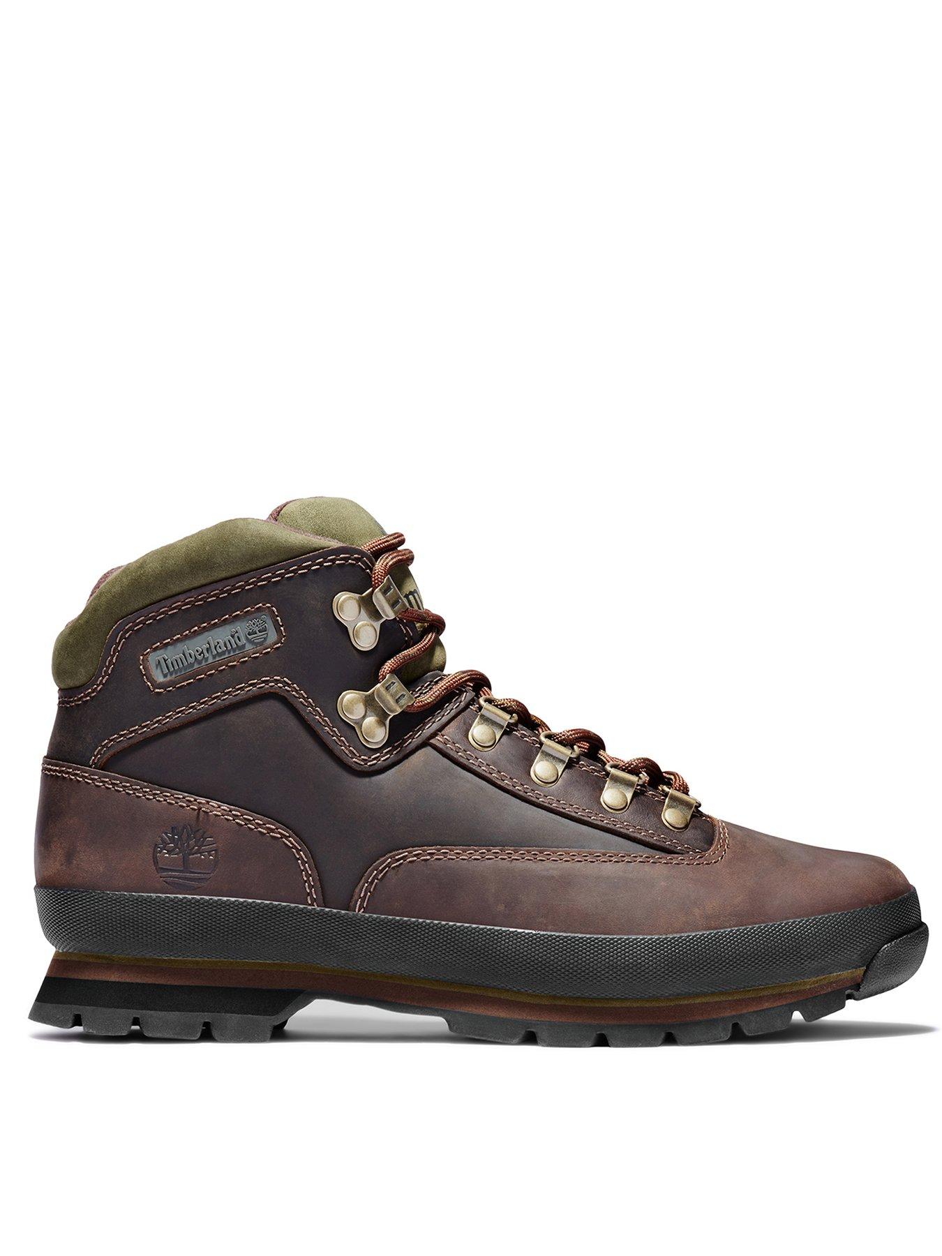 Timberland Euro Hiker Lace Boot 0, Brown, Size 7, Men