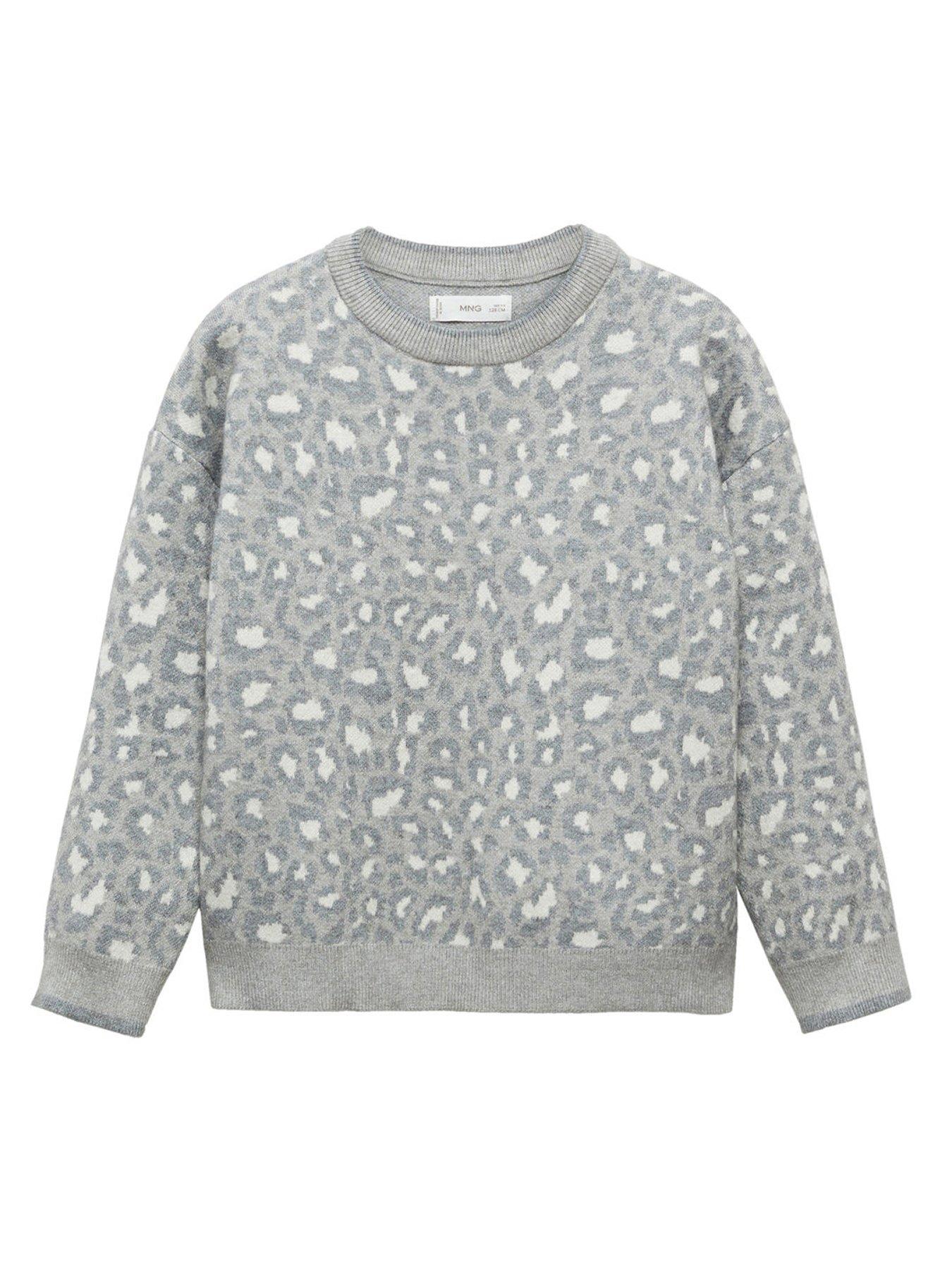 Mango leopard clearance print jumper