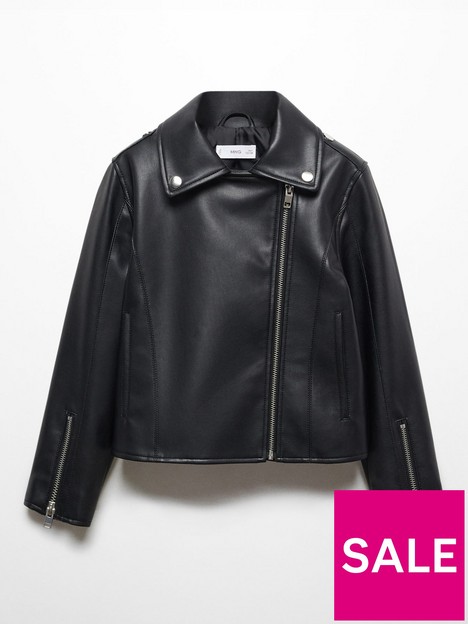 mango-girls-faux-leather-biker-jacket-black