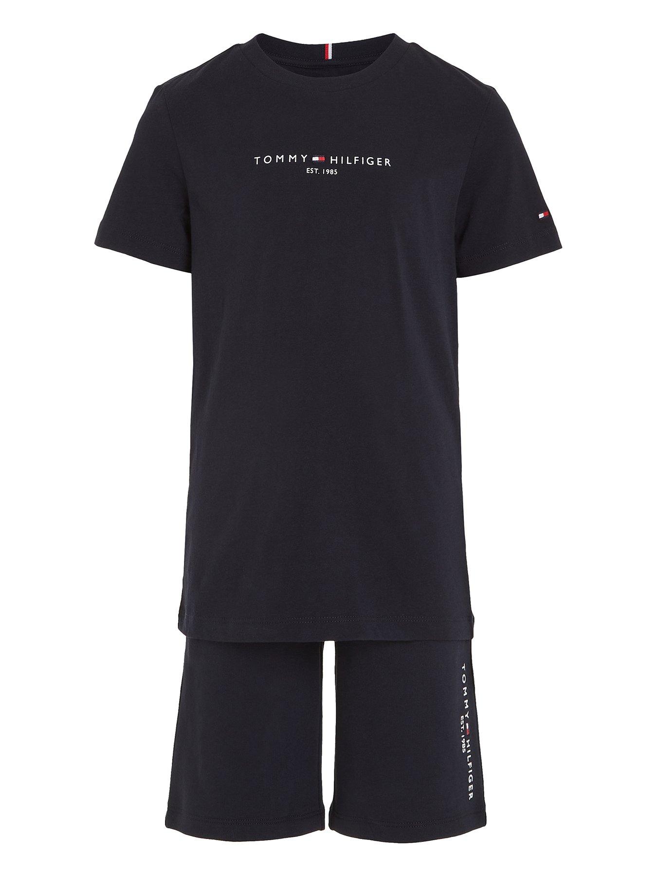 tommy-hilfiger-boys-essential-short-sleeve-t-shirt-and-short-set-desert-sky