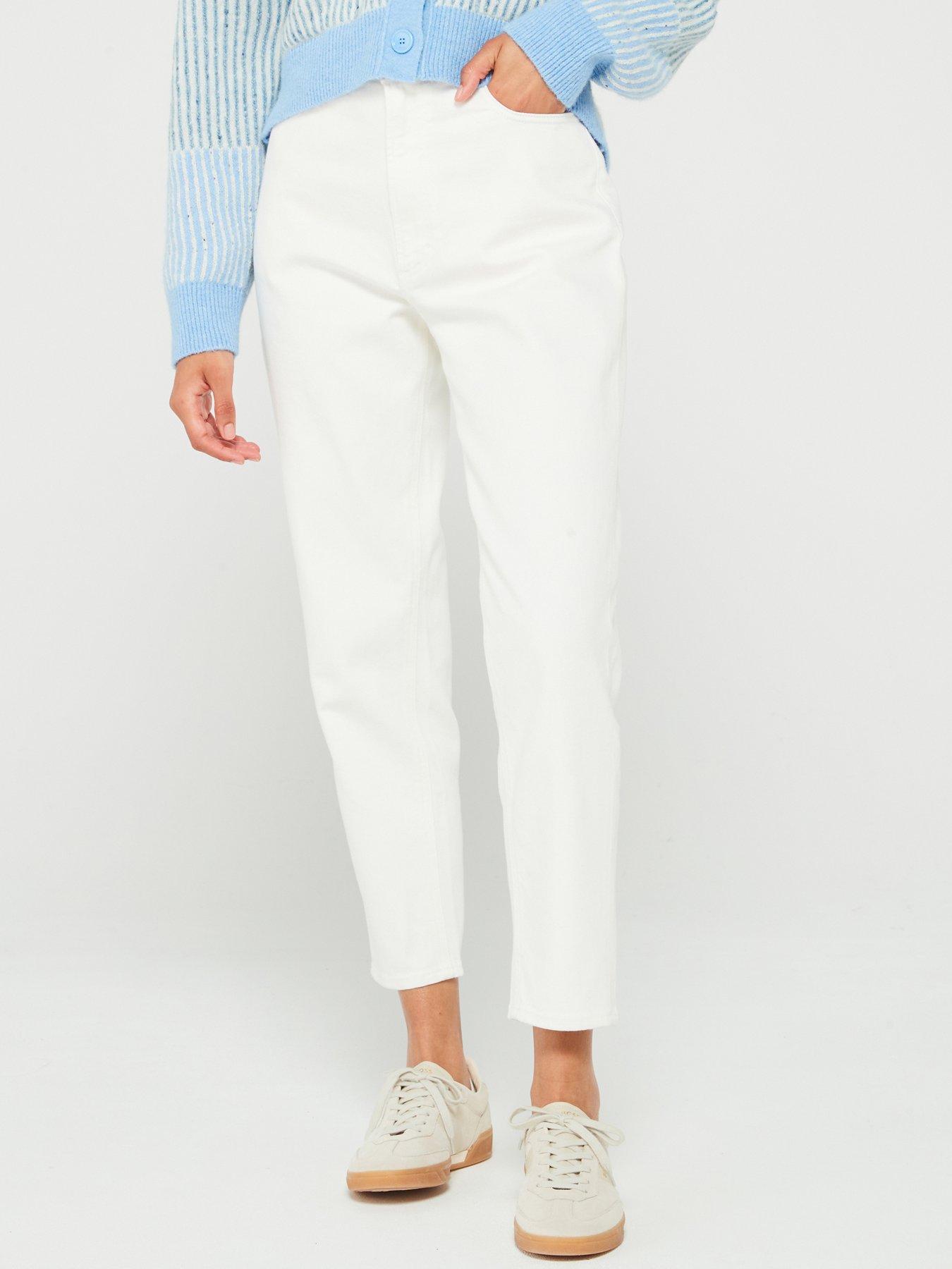 BOSS Boss Orange Ruth High Rise Jean - White | Very.co.uk