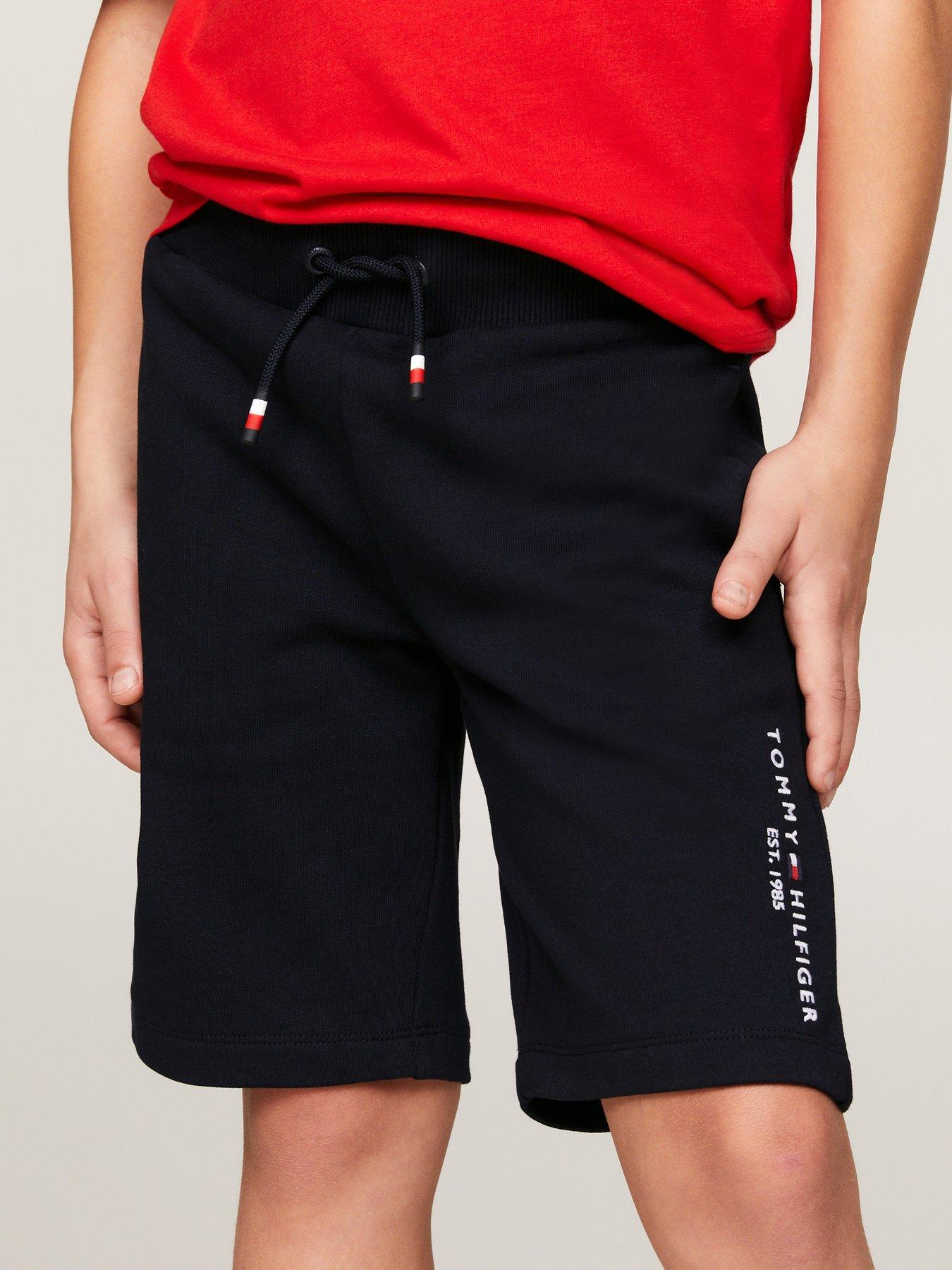 Tommy Hilfiger Boys Essential Sweatshorts - Desert Sky | Very.co.uk