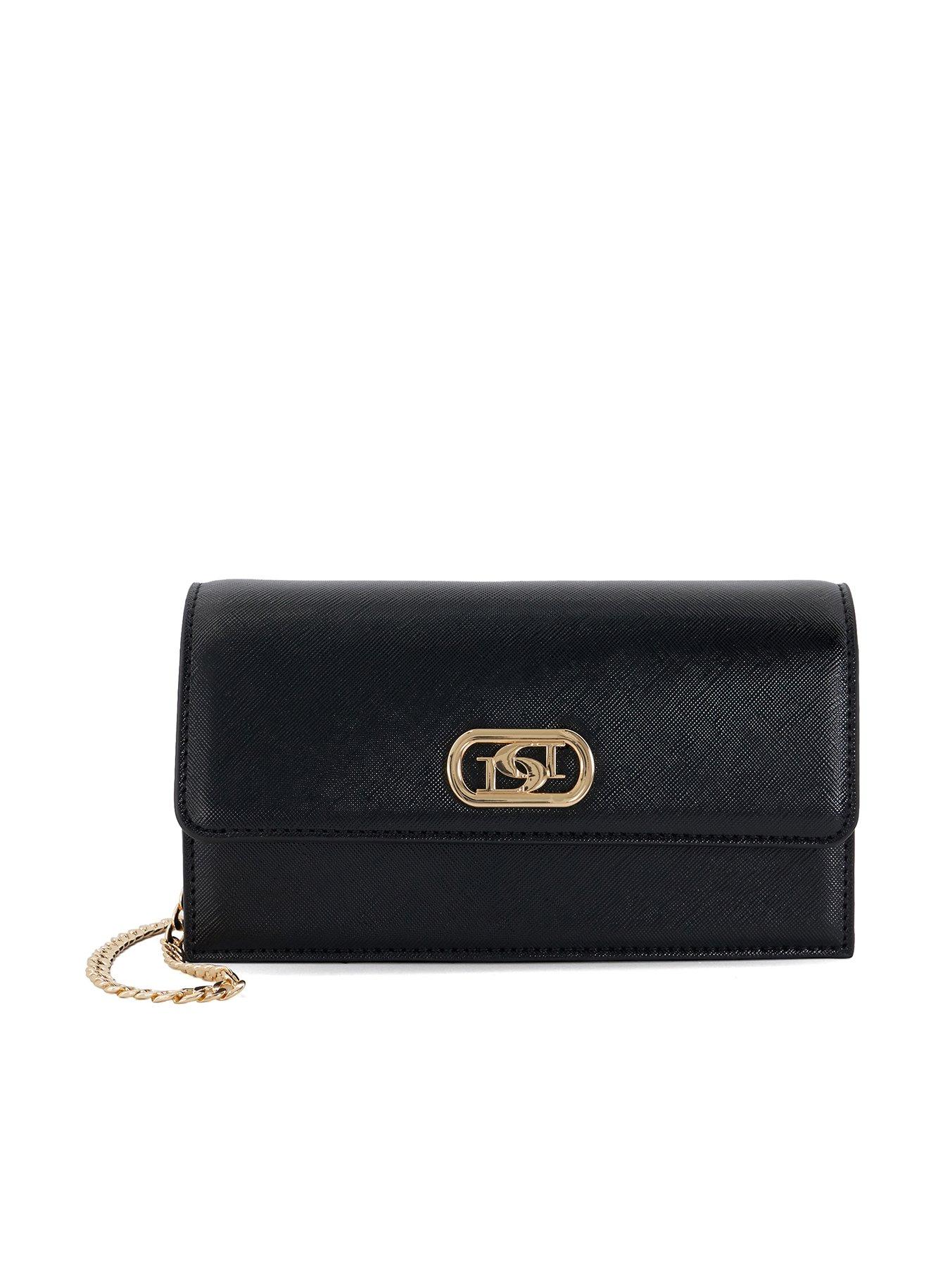 Dune black clutch store bag