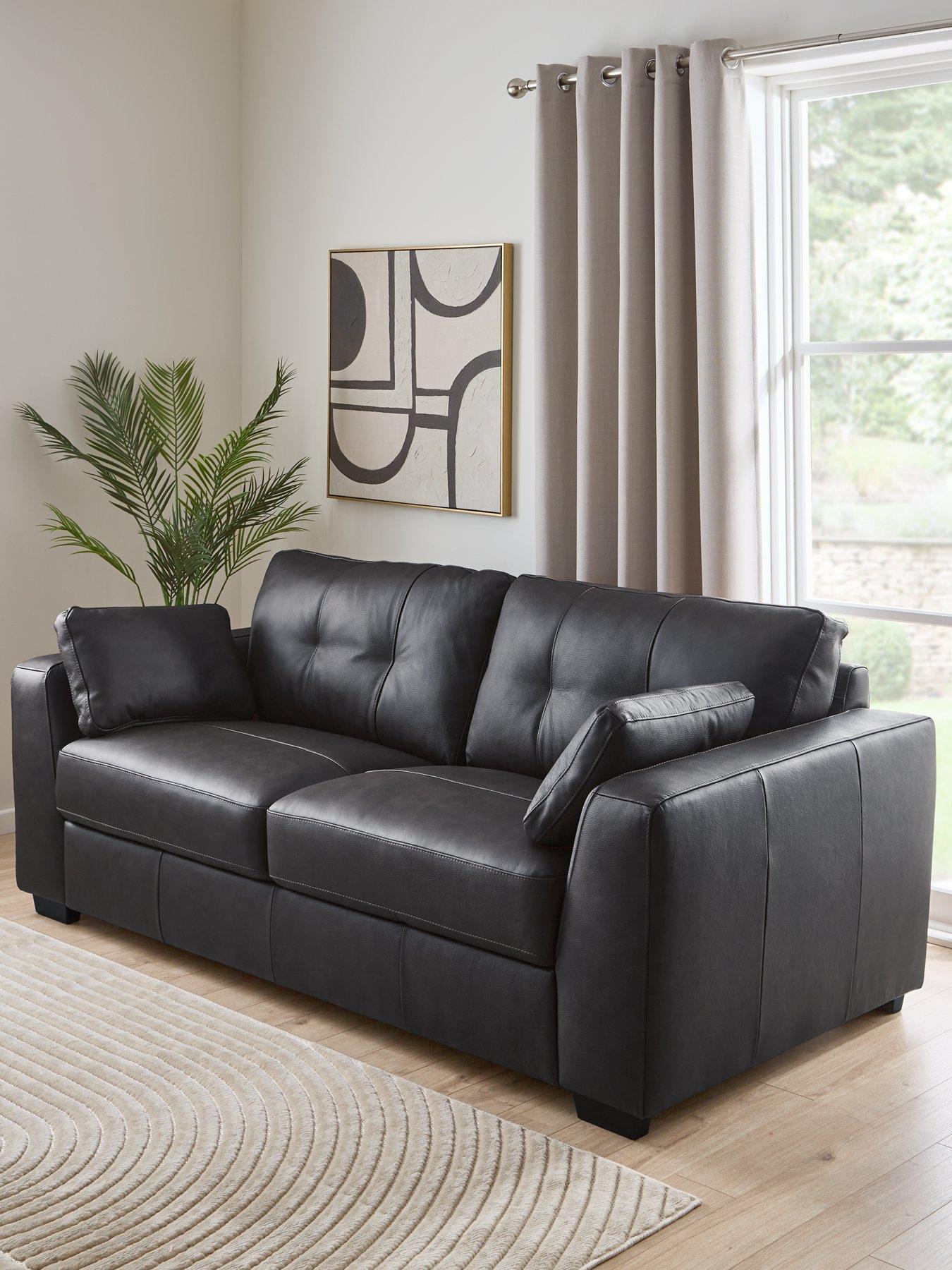 Very Home Arden Italian Leather 2 Seater Sofa
