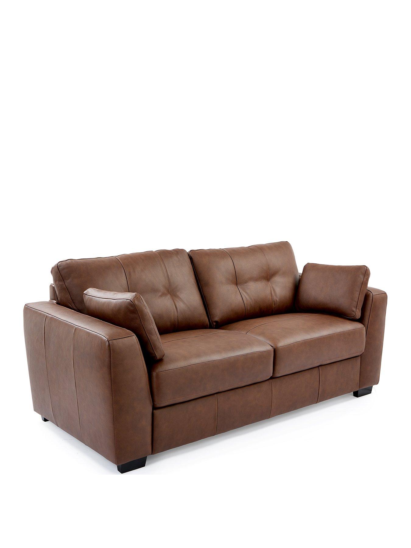 Image 3 of 6 of Very Home Arden 2 Seater Leather Sofa