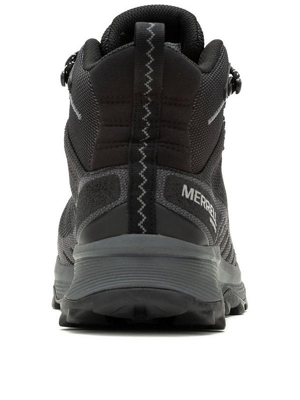 Merrell Mens Speed Eco Waterproof Mid Hiking Boots - Black | Very.co.uk