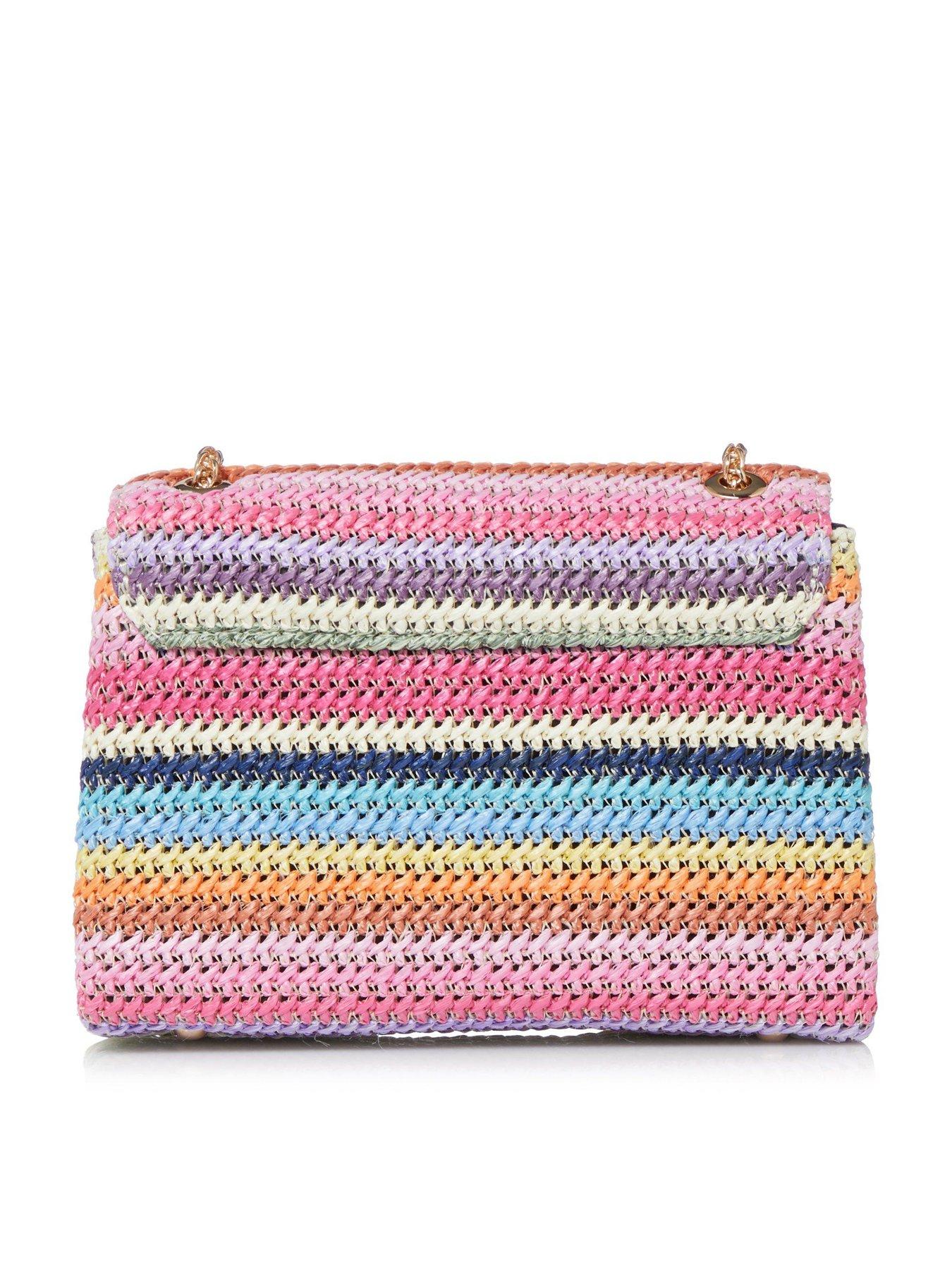 Dune multi coloured clutch bag hotsell