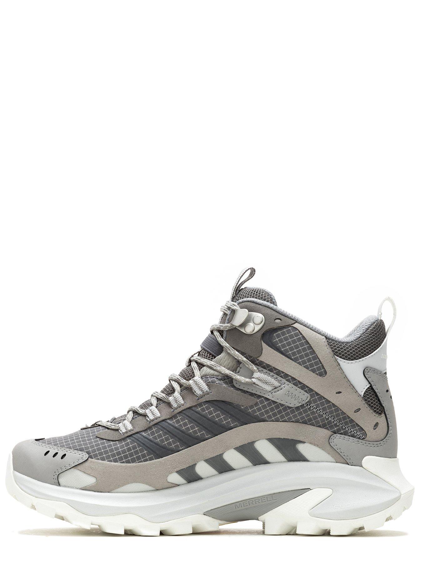 Image 2 of 6 of Merrell Womens Moab Speed 2 Mid Goretex Hiking Boots - Grey