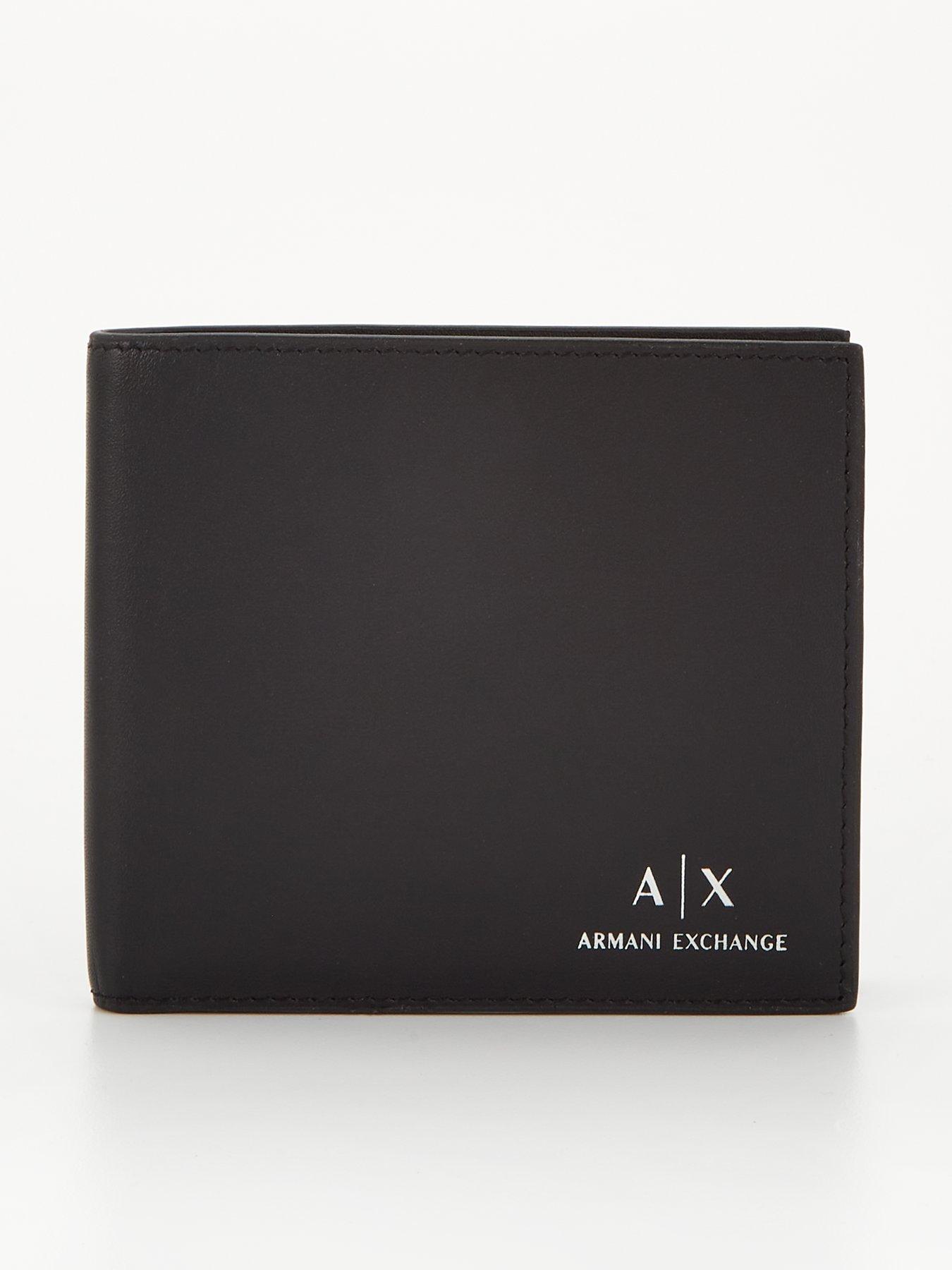 Armani exchange deals leather wallet