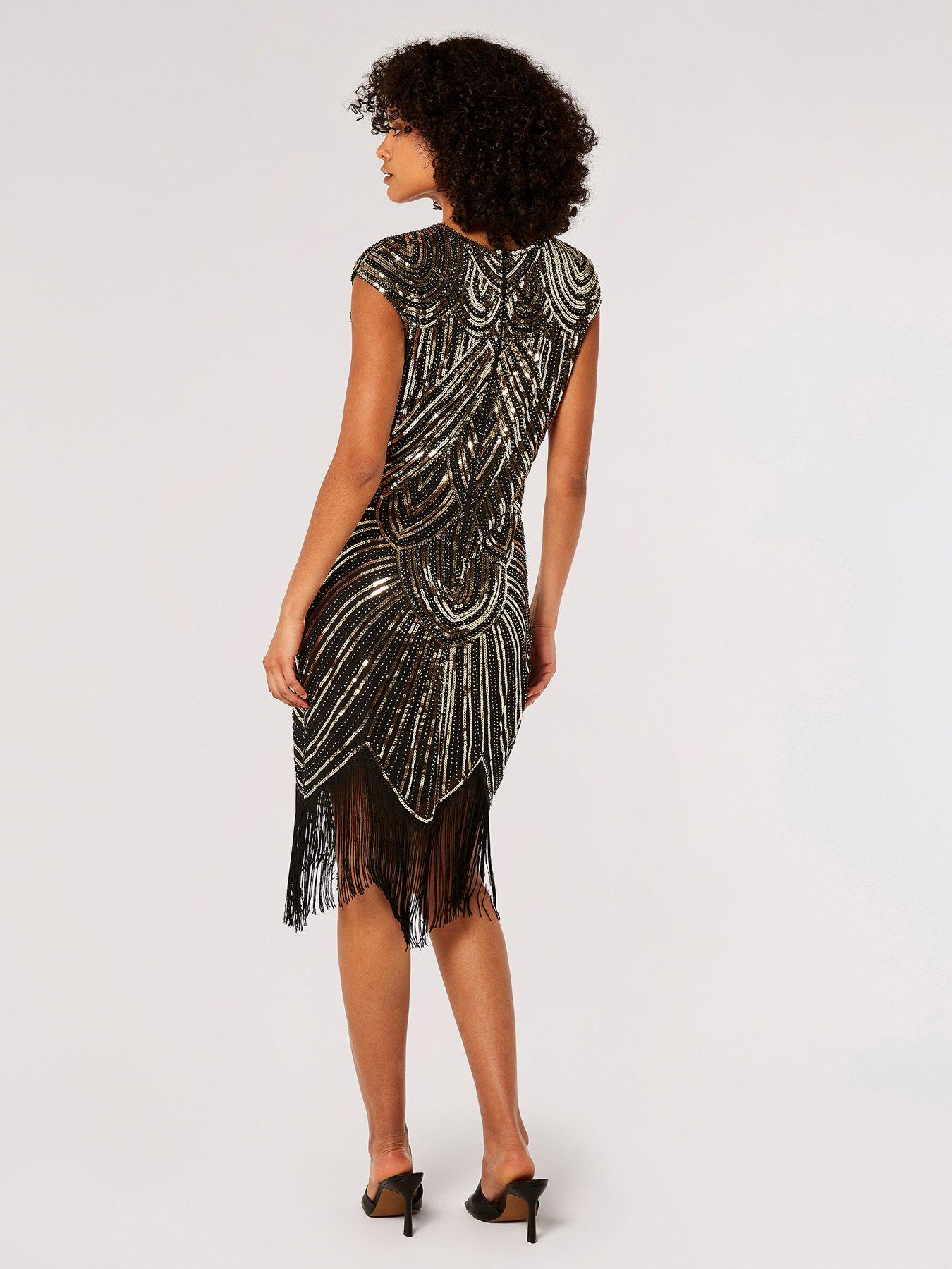 Fringed best sale dresses uk