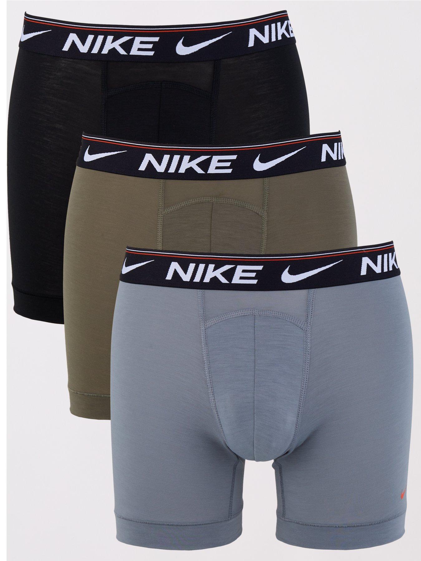 Nike Underwear Nike Essential Micro 3 PK Boxer Briefs Mens