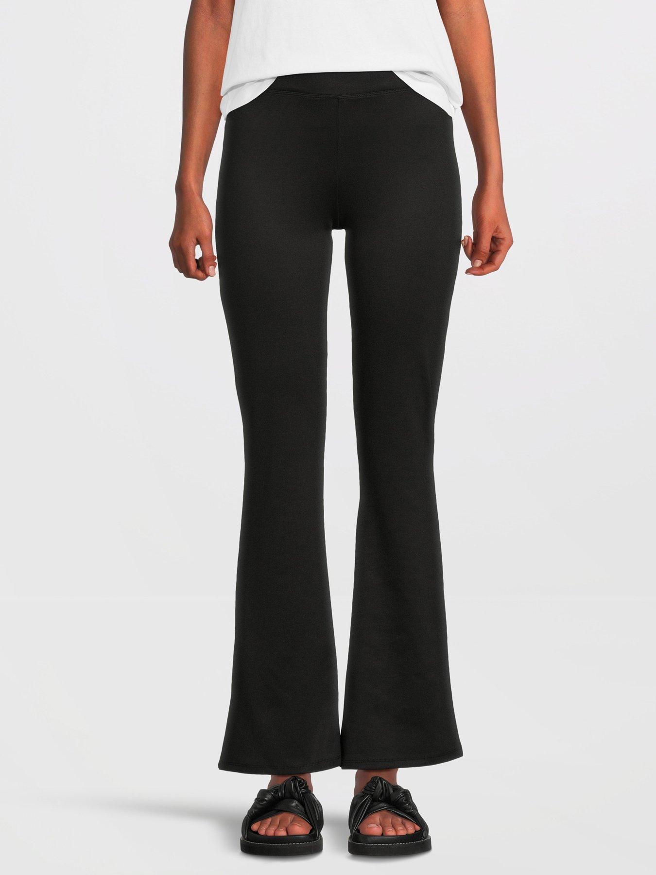 Only Stretch Flare Jersey Trouser - Black | Very.co.uk