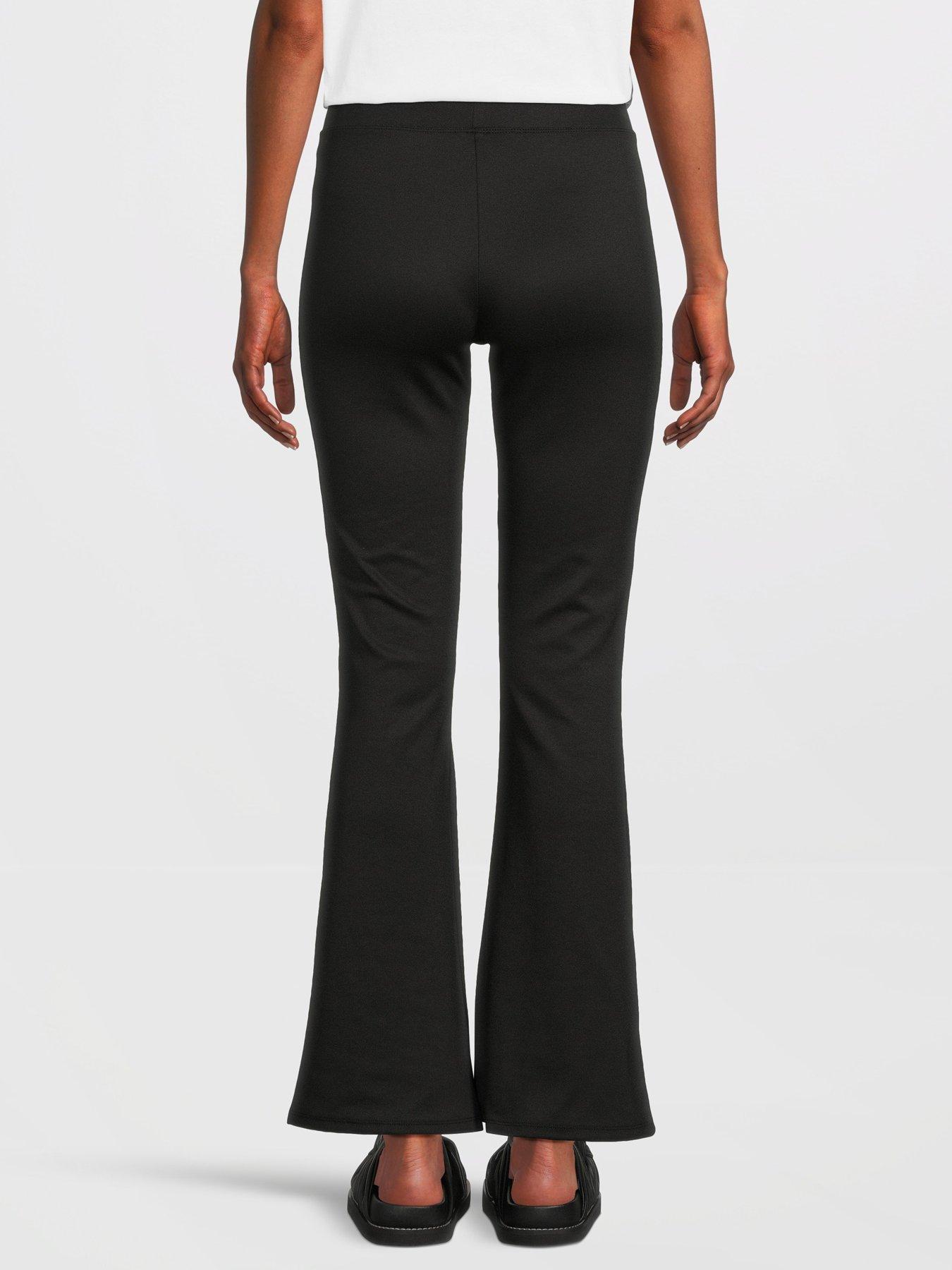 Only Stretch Flare Jersey Trouser - Black | Very.co.uk