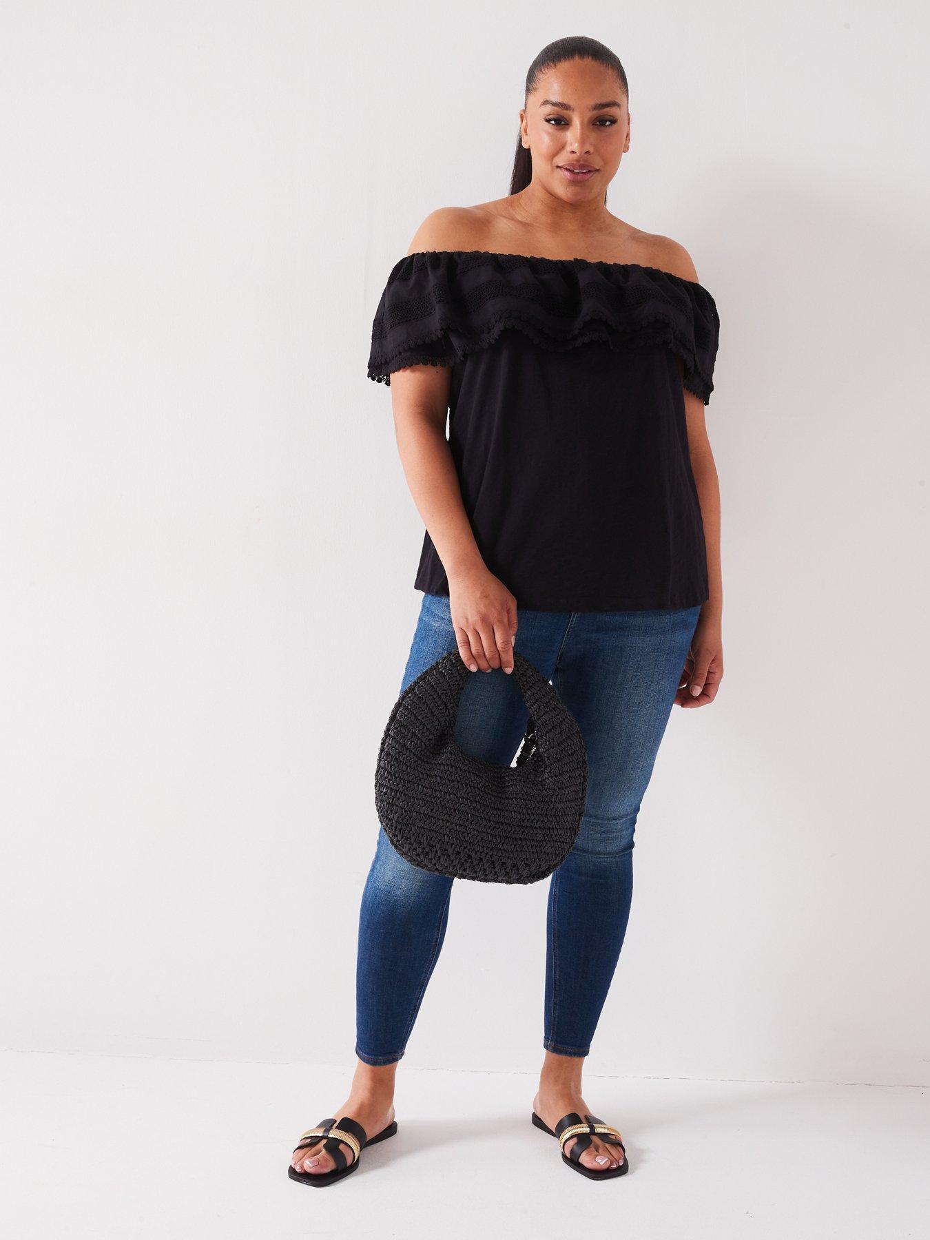 Curve bardot top hotsell