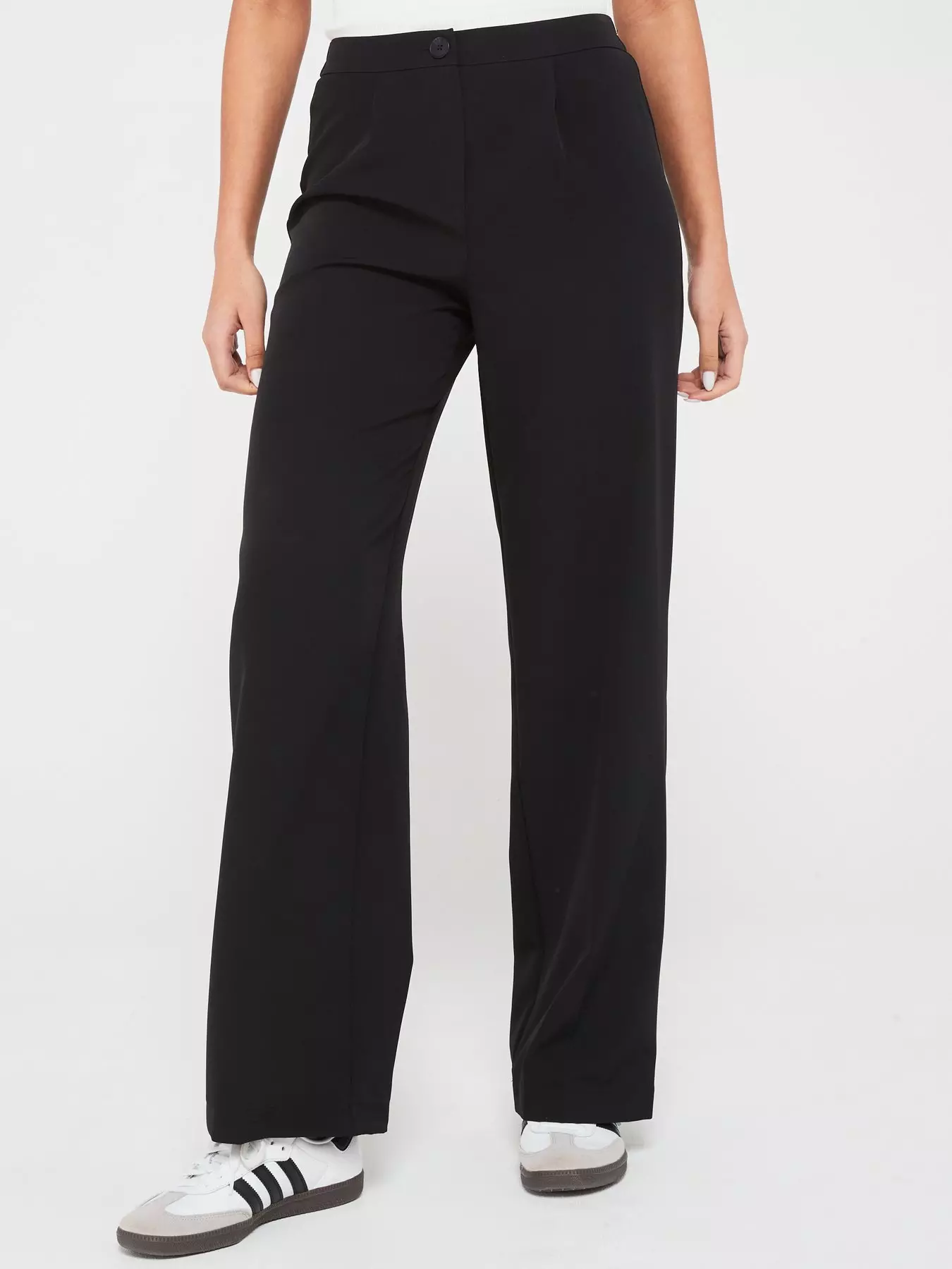 Black, Tailored Trousers, Trousers & leggings, Women