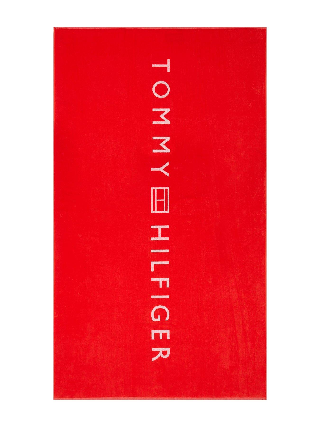 tommy-hilfiger-original-towel-red