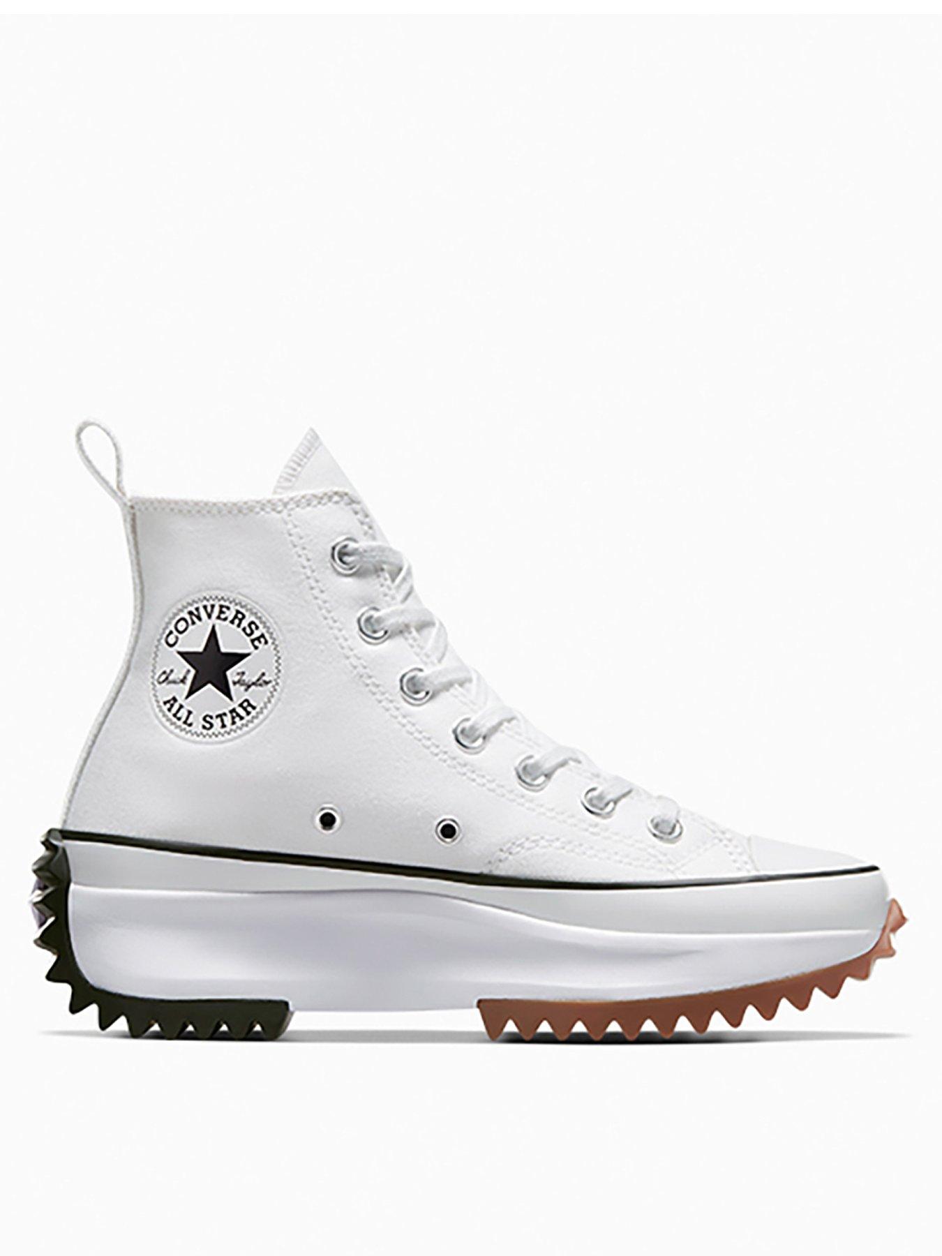 Converse Womens Run Star Hike Hi Top Trainers - White