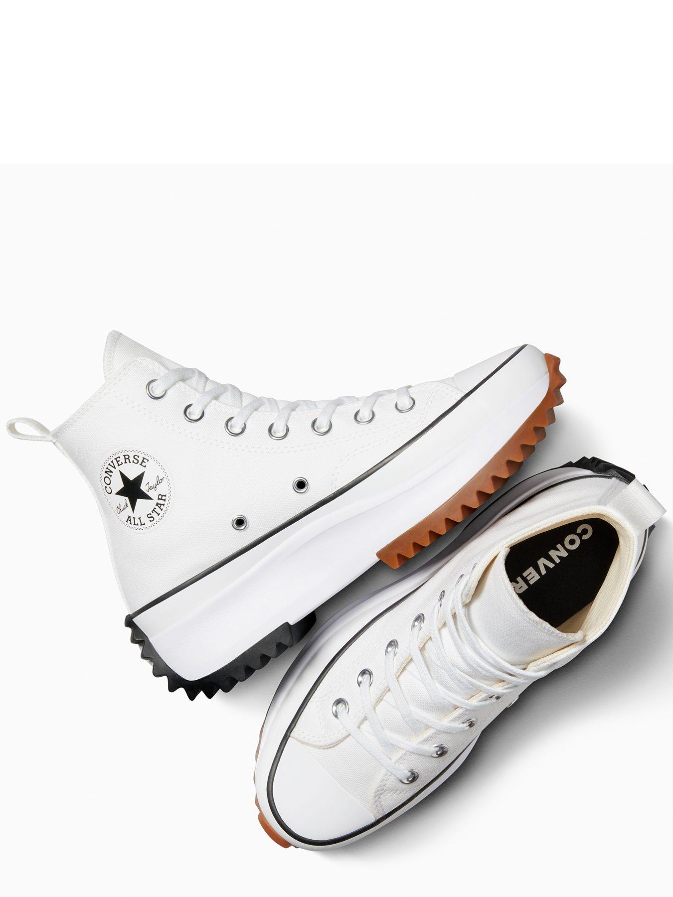 Converse Womens Run Star Hike Hi Top Trainers White Very