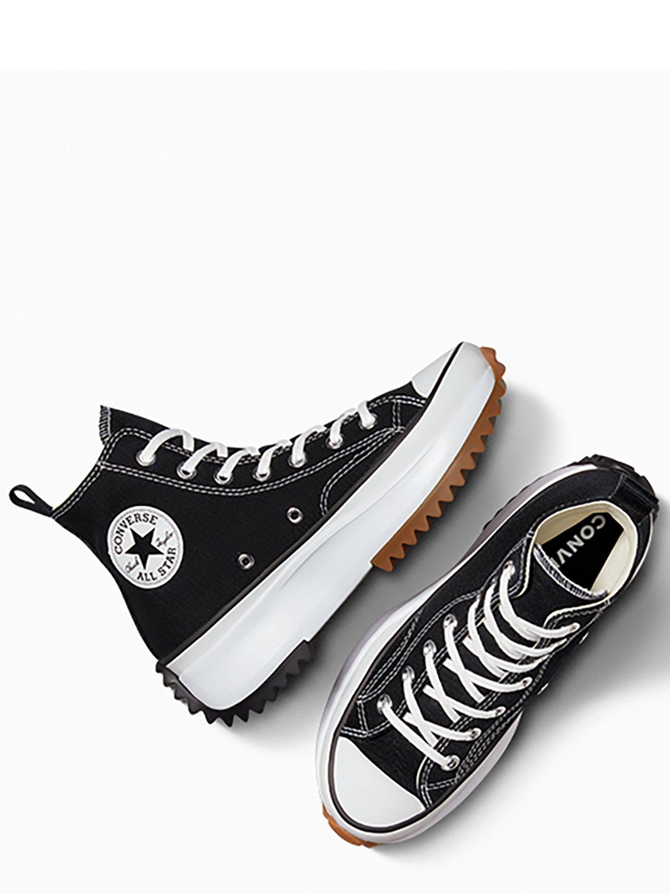 Converse Run Star Hike fashion Sneakers in Black