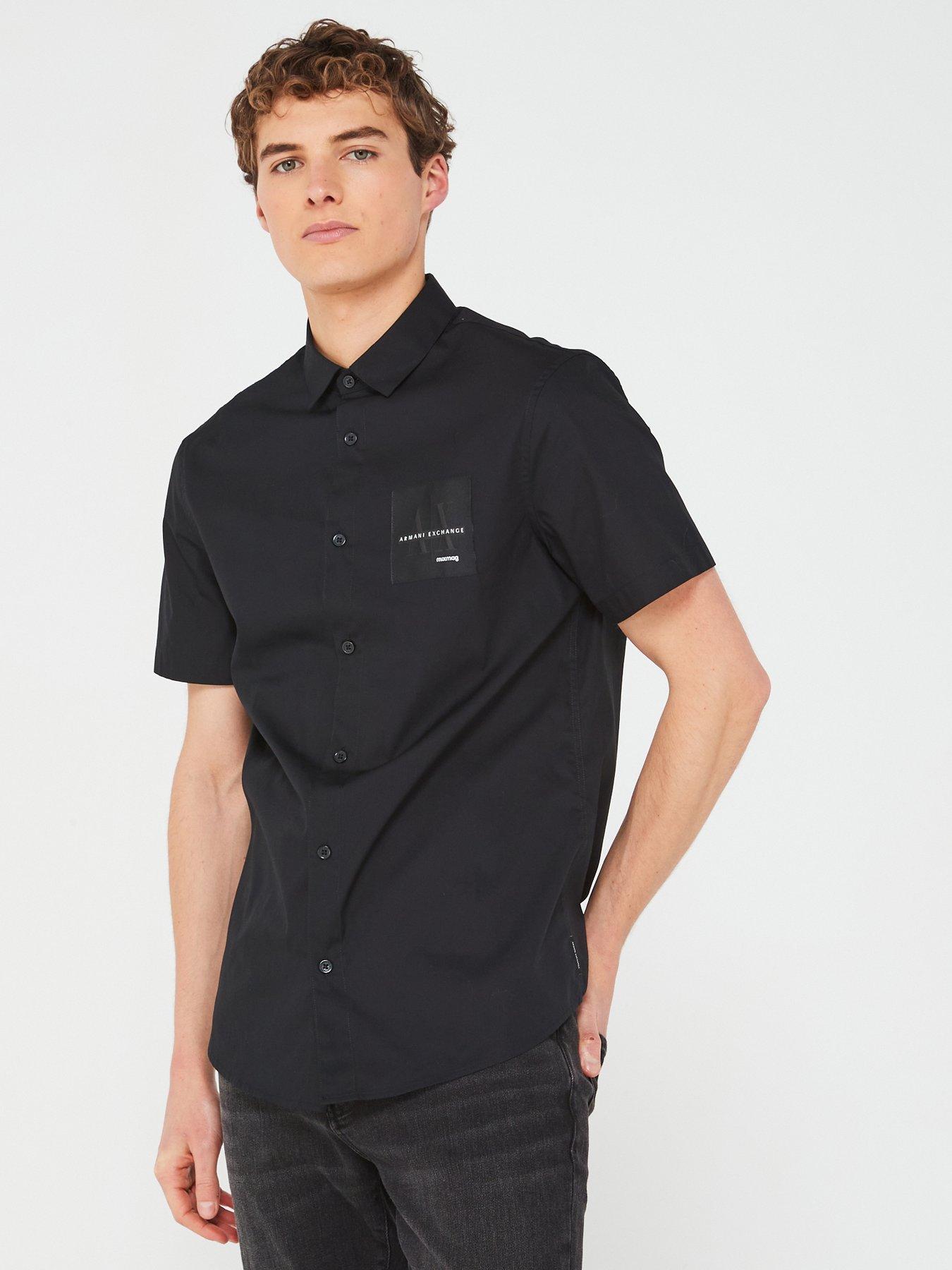 Regular Fit Short Sleeve Shirt Black