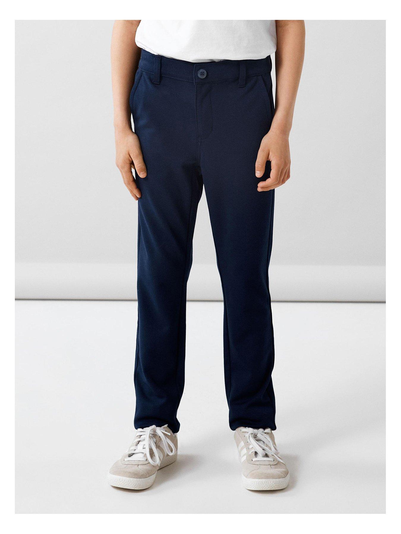 undefined Boys Silas Comfort Trousers - Dark Sapphire