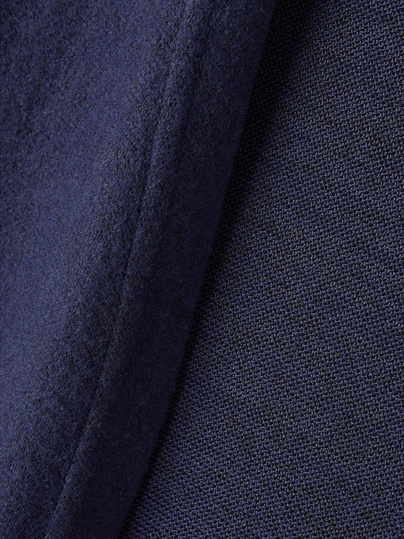 Image 4 of 5 of Name It Girls Longline Cardigan - Dark Sapphire